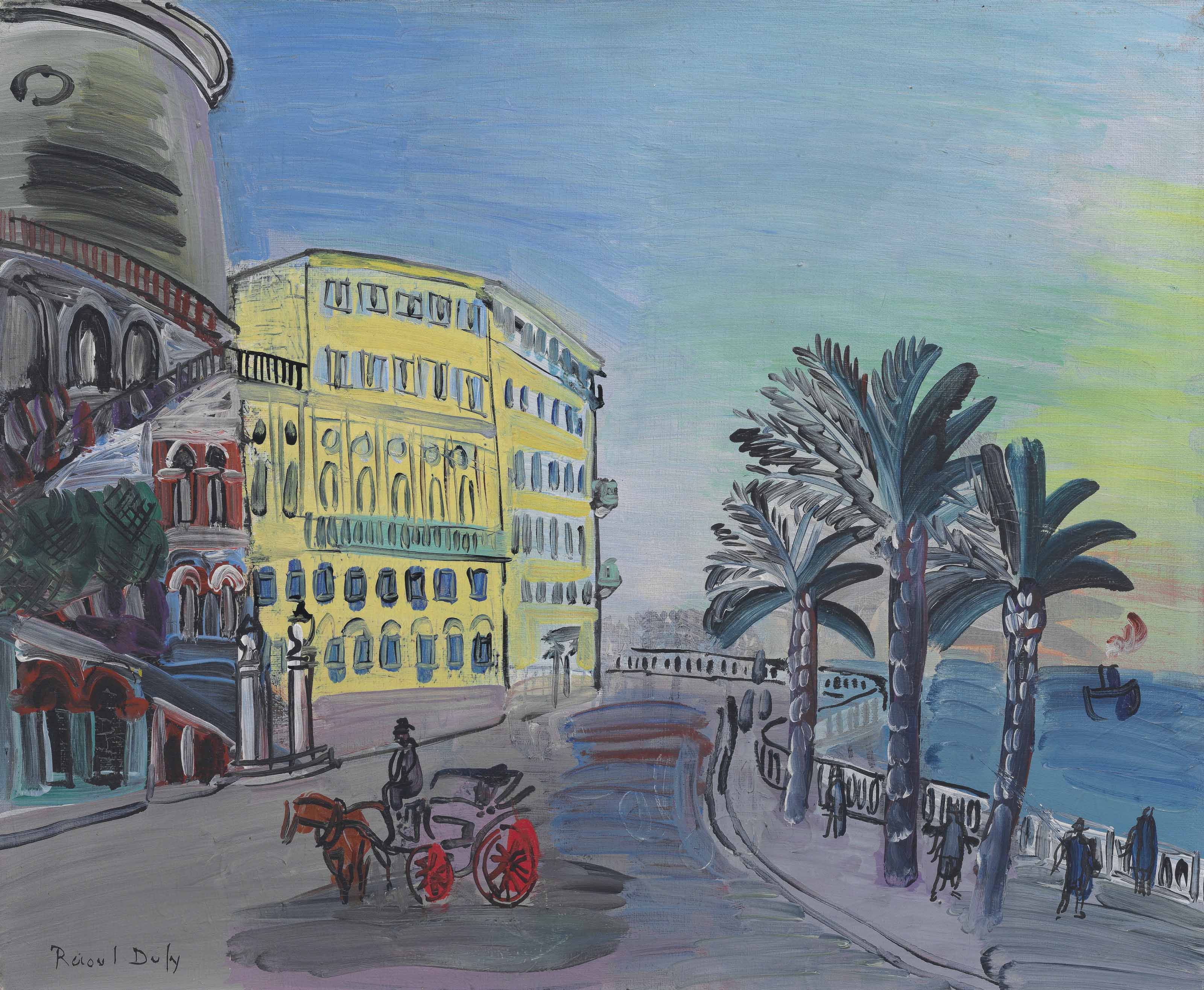 Raoul Dufy (18771953) , L'Hôtel Suisse à Nice et le