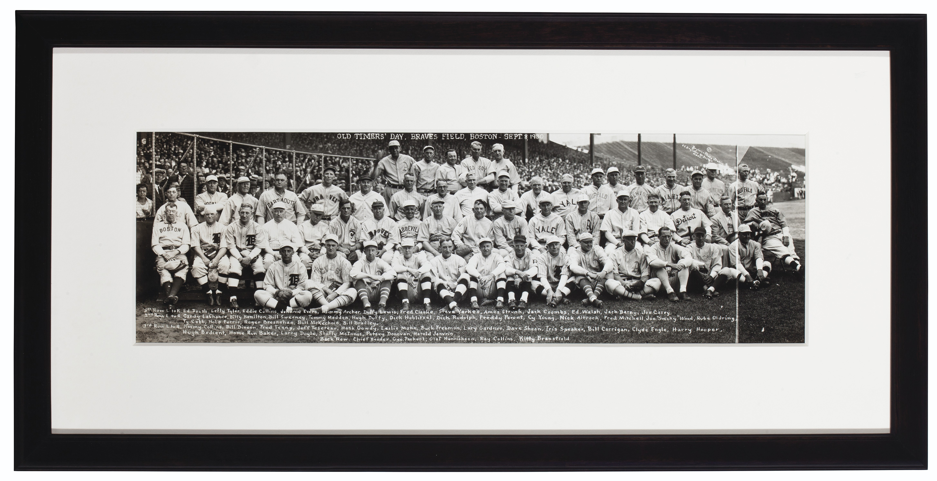 1930 OLD TIMERS’ DAY PANORAMIC PHOTOGRAPH, Christie’s