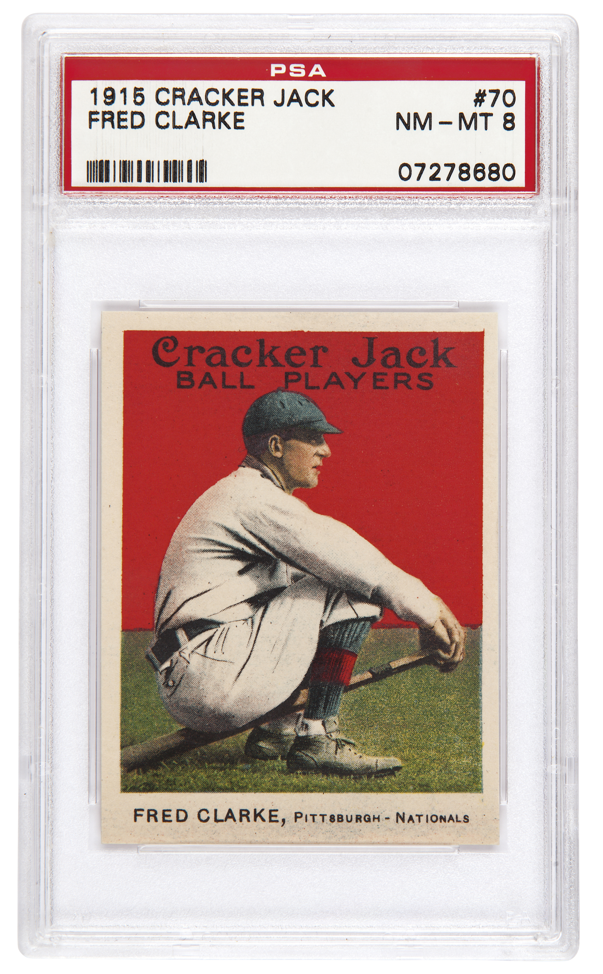 1915 CRACKER JACK #70 FRED CLARKE, | Christie's