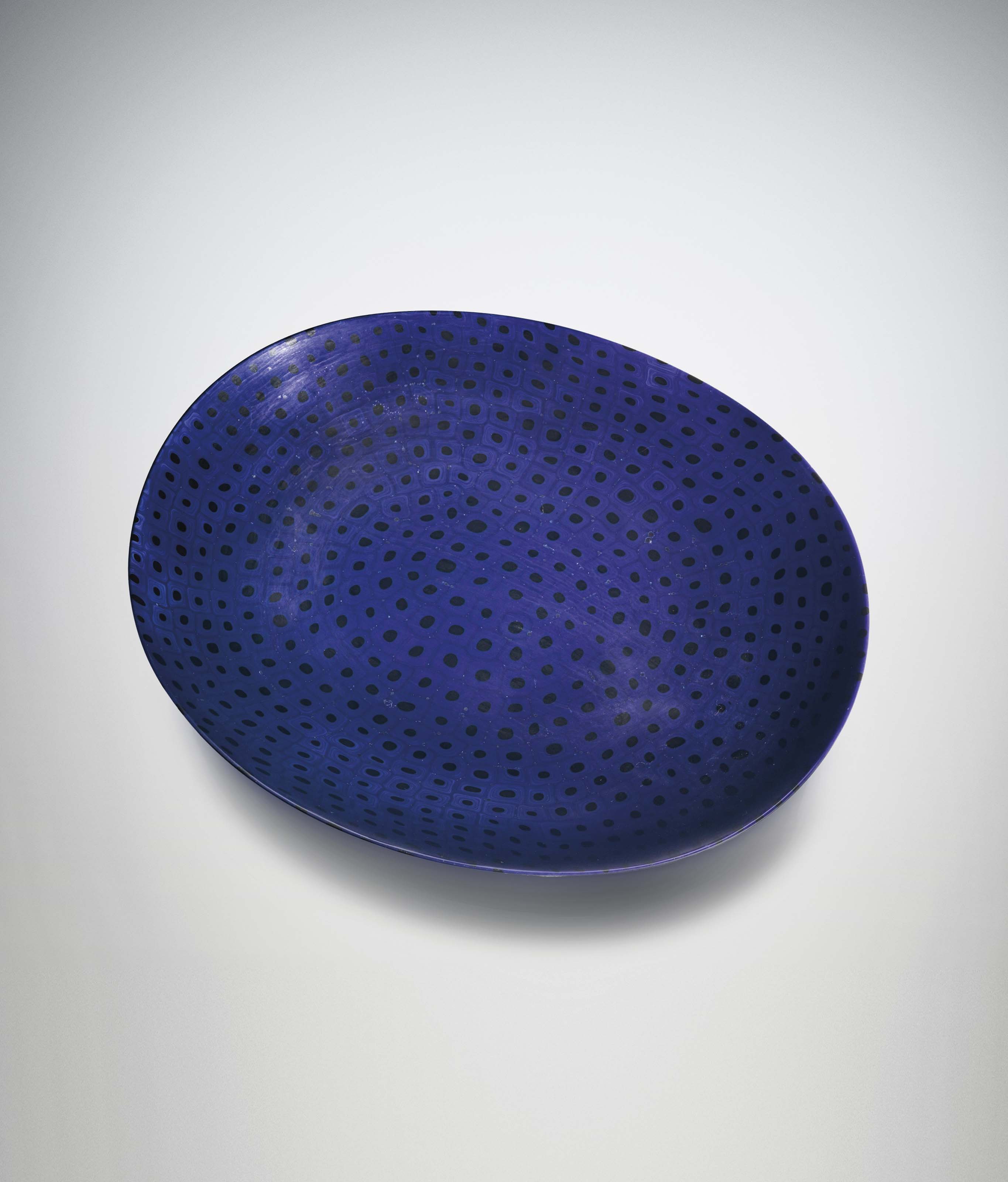 Carlo Scarpa, a rare murrine opache dish by Venini, circa 1962, sold for $137,500 on 4 May 2017 at Christie's in New York