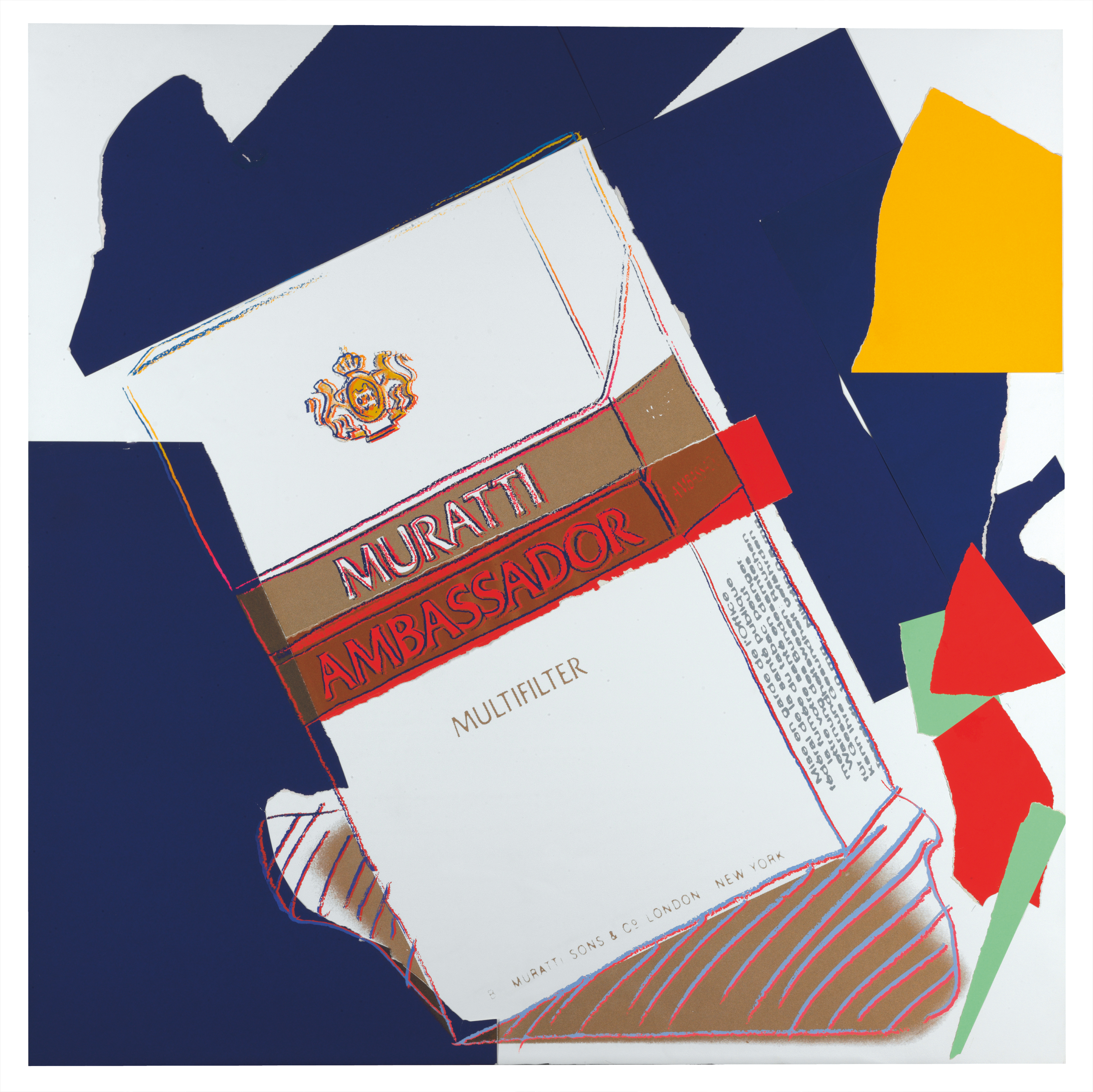ANDY WARHOL (1928-1987), Muratti Ambassador Cigarettes