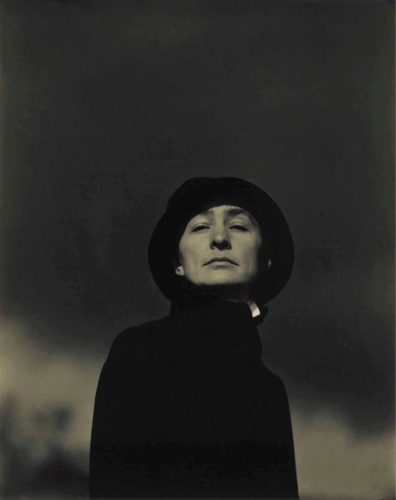 Alfred Stieglitz (1864-1946), Portrait of Georgia, No.1, 1923. Gelatin silver contact print, flush-mounted on card, mounted on larger card. Imagesheetflush mount 4⅝ x 3⅝ (11.8 x 9.2 cm). Secondary mount 13⅜ x 10¼ in (34 x 26 cm). Sold for $60,000 on 6 April 2017 at Christie’s in New York