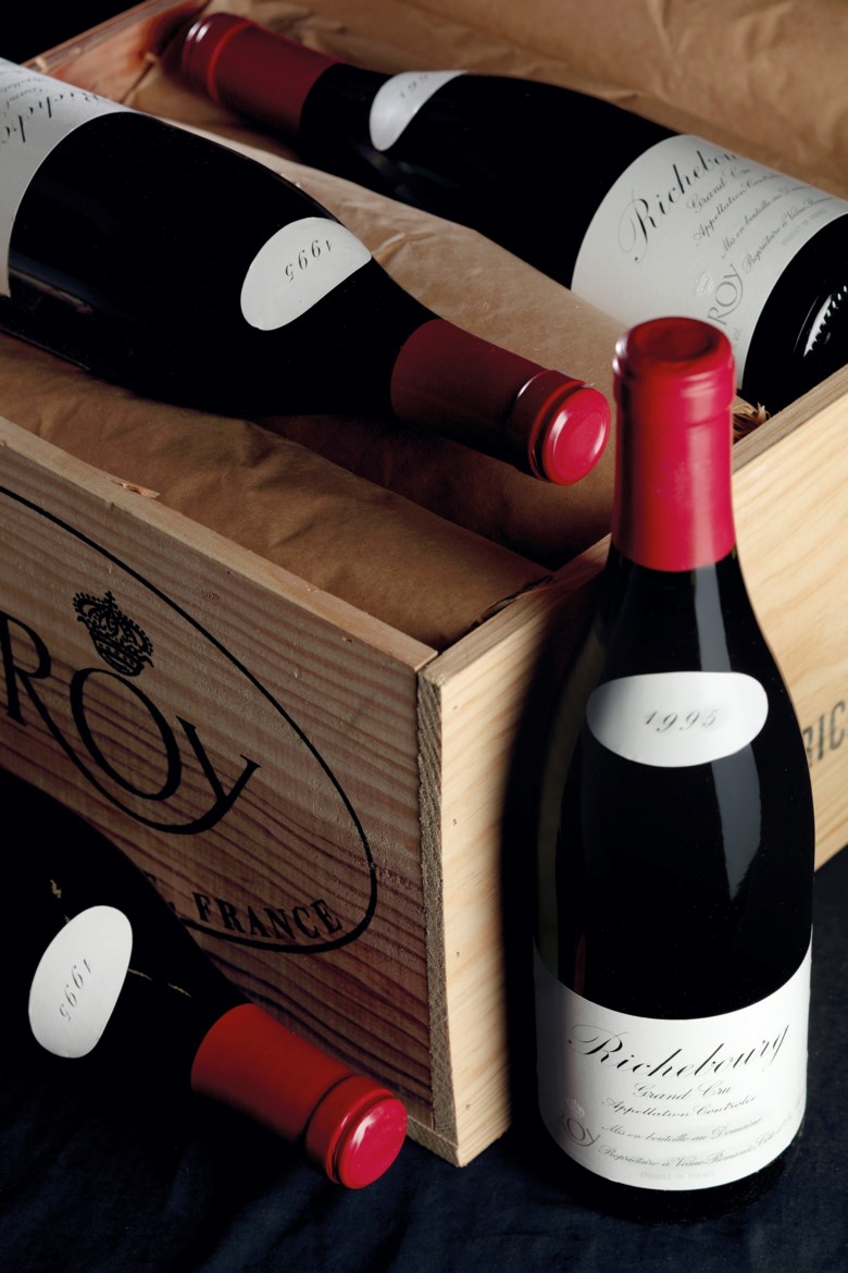 勒桦庄，Richebourg 1995，一组12瓶。2017年6月22日于佳士得纽约售出，成交价36,750美元