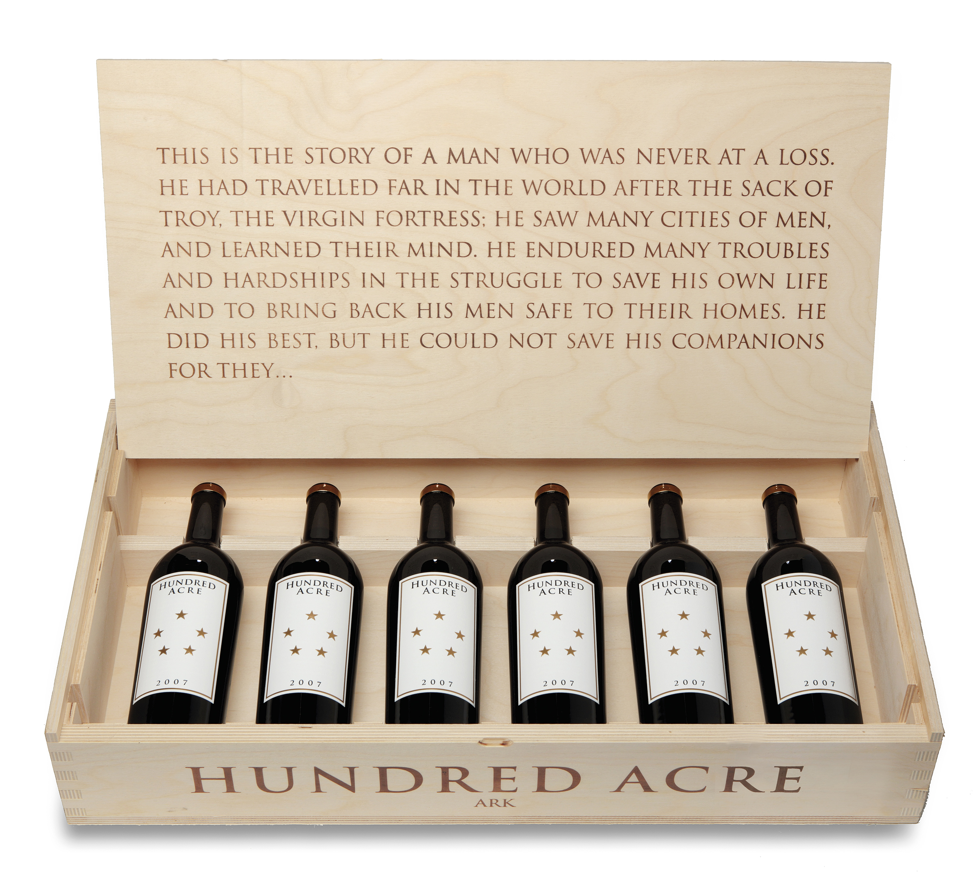 Hundred Acre, Ark Vineyard, Sauvignon 2007 , 6 bottles per lot