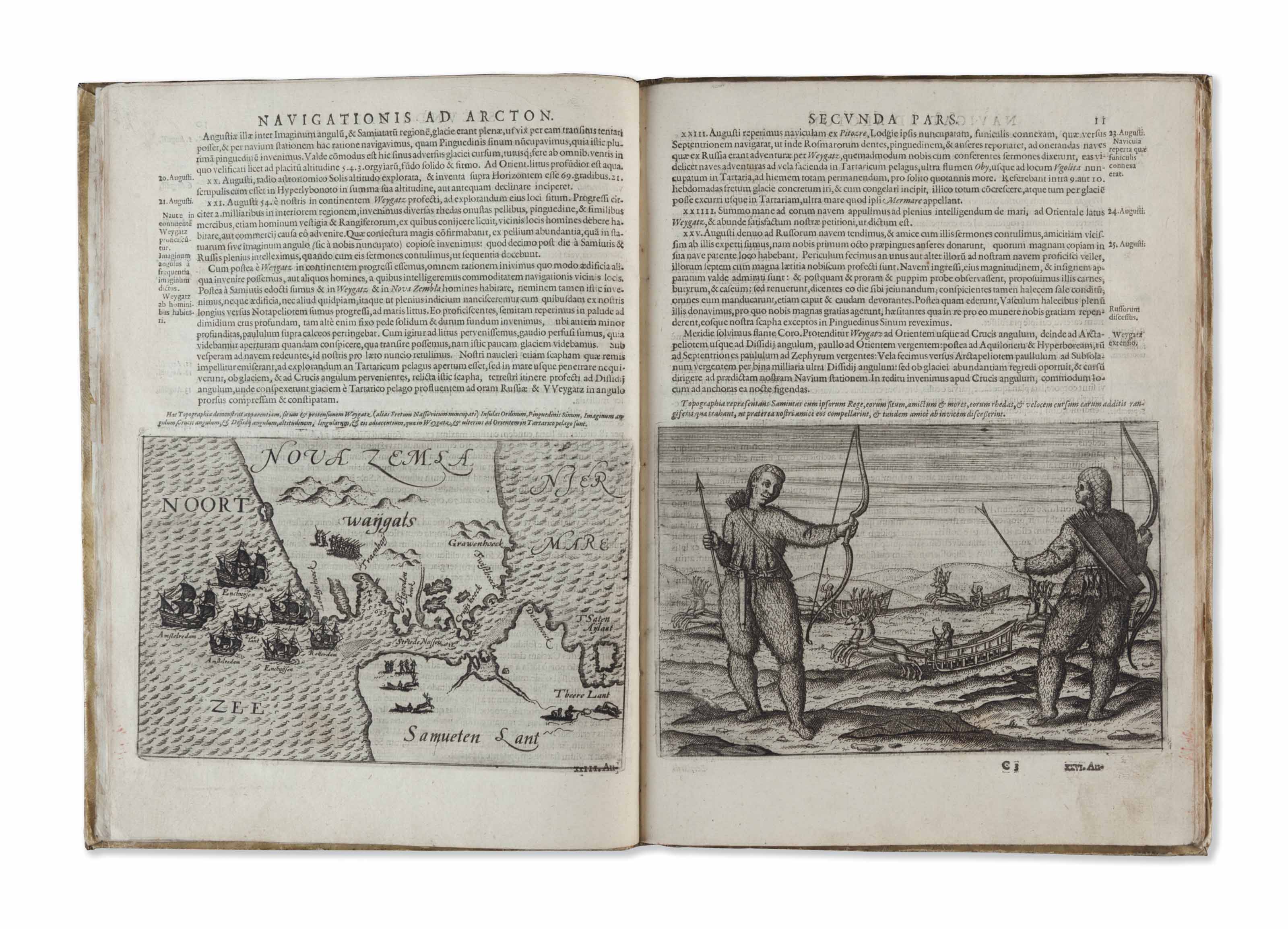 VEER, Gerrit de (c.1573after 1598). Diarium nauticum seu VEER, Gerrit de (c.1573after 1598). Diarium nauticum seu