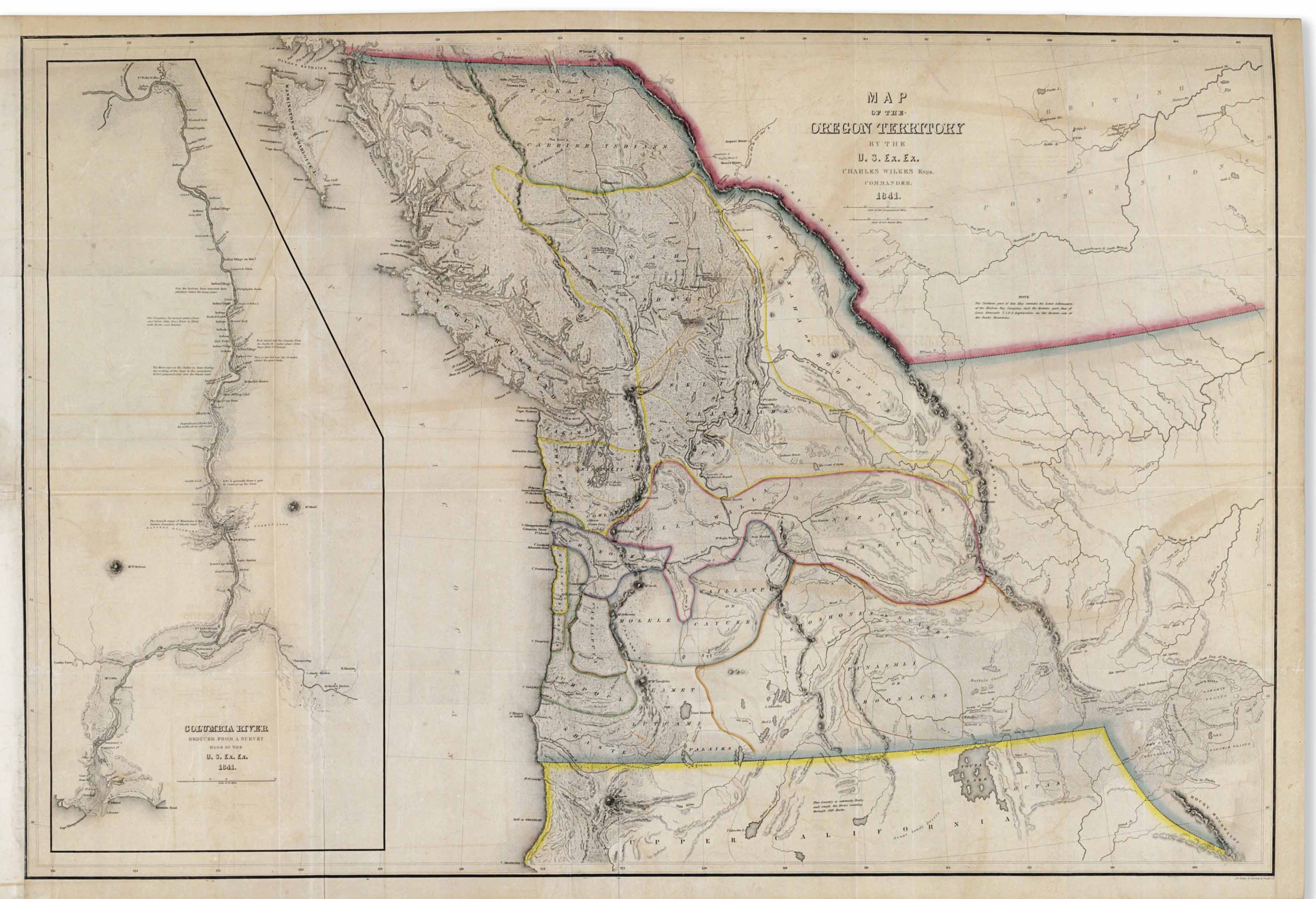 WILKES, Charles (1798-1877). Narrative of the United States Exploring 