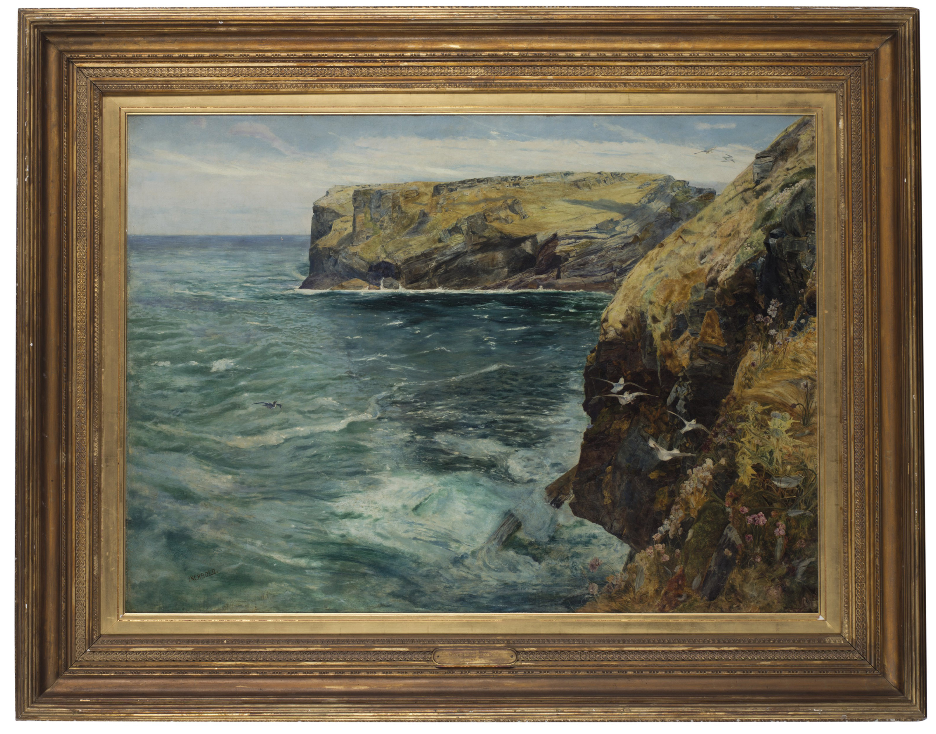 John William Inchbold (British 1830 1888) King Arthur #39 s Island