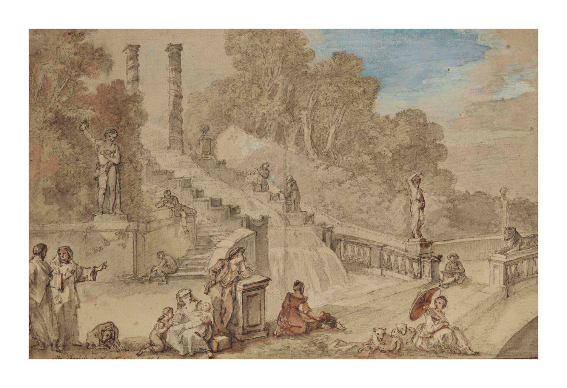 Tableau Mural - "La Réprimande D'Adam Et Ève" De Charles Joseph Natoire - Prêt à Accrocher