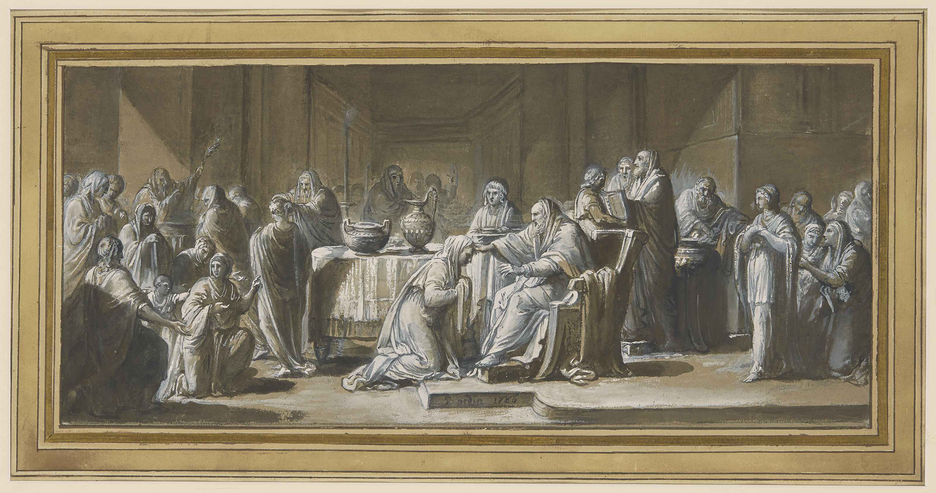 JEAN BARDIN (MONTBARD 17321809 ORLÉANS) , Trois sacrements l'Ordre