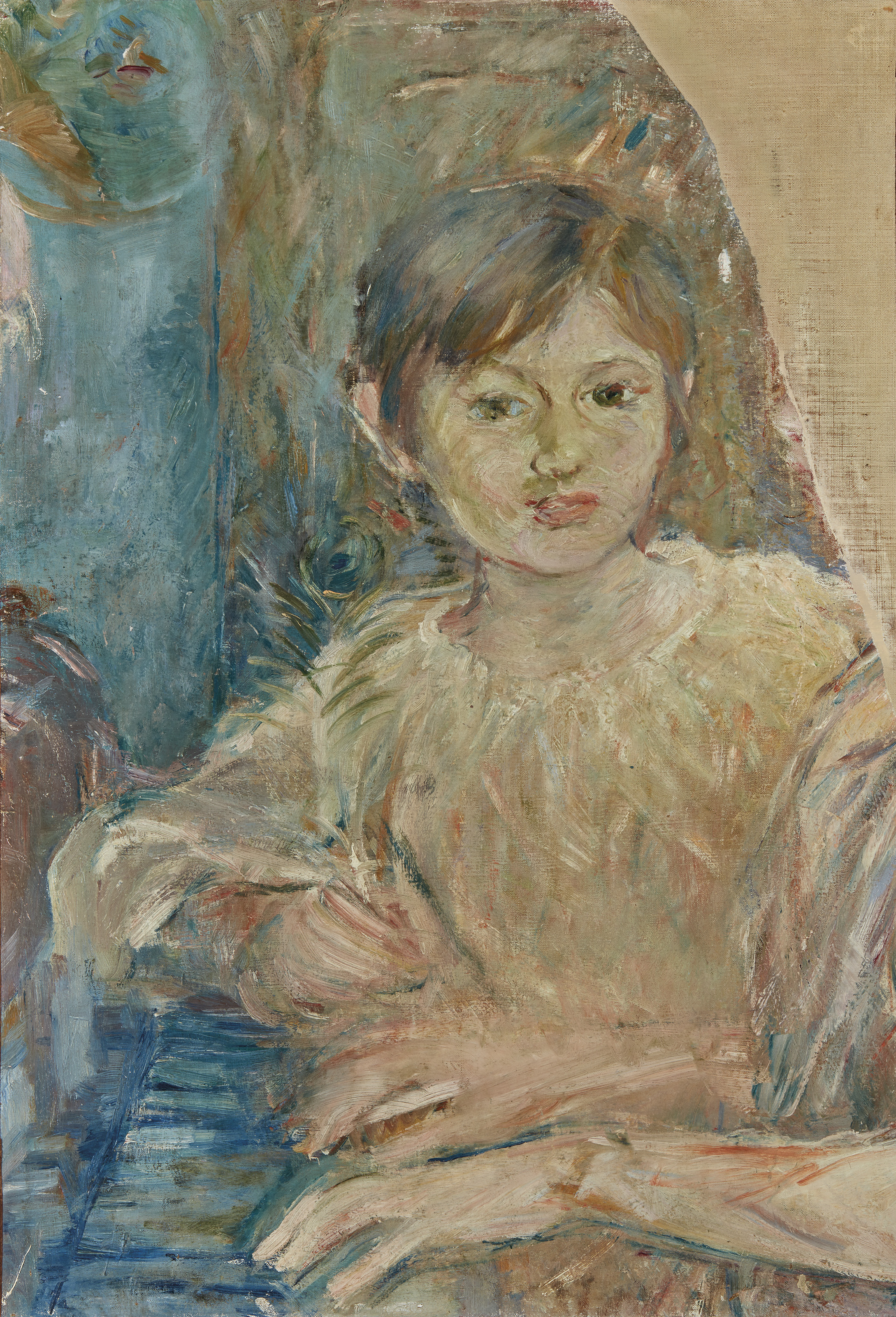 Berthe Morisot (18411895) , Julie écoutant, étude