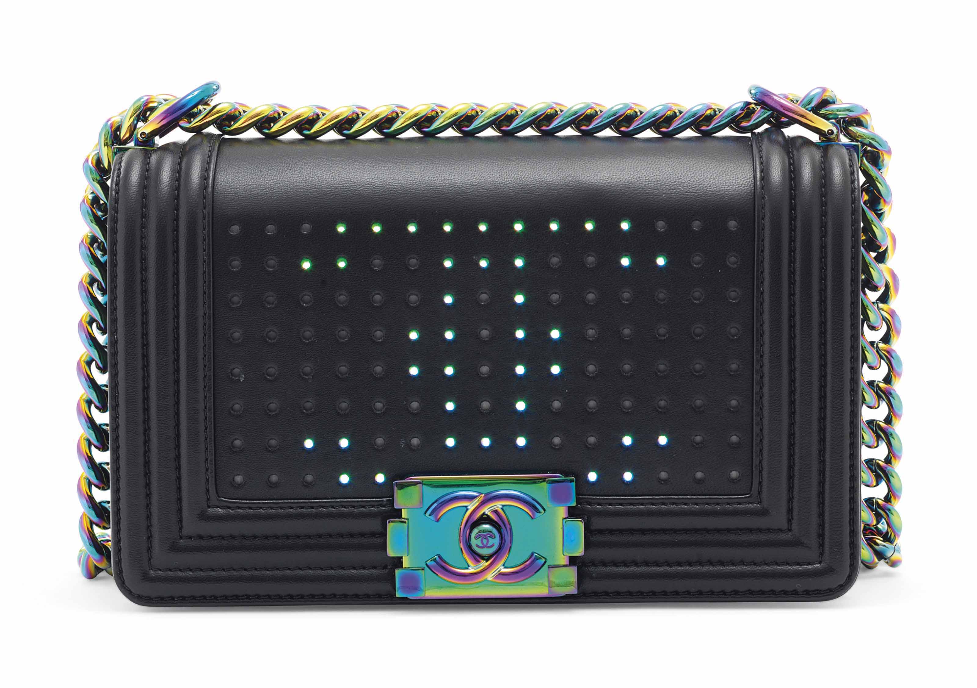 Sac boy store chanel noir