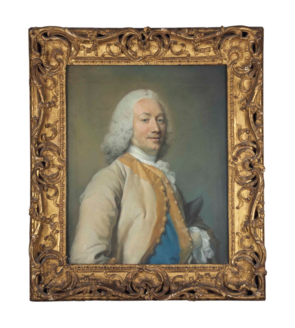 Tableau Toile Jean-Baptiste Perronneau - Olivier Journu (1724-1764) - Prêt à Accrocher