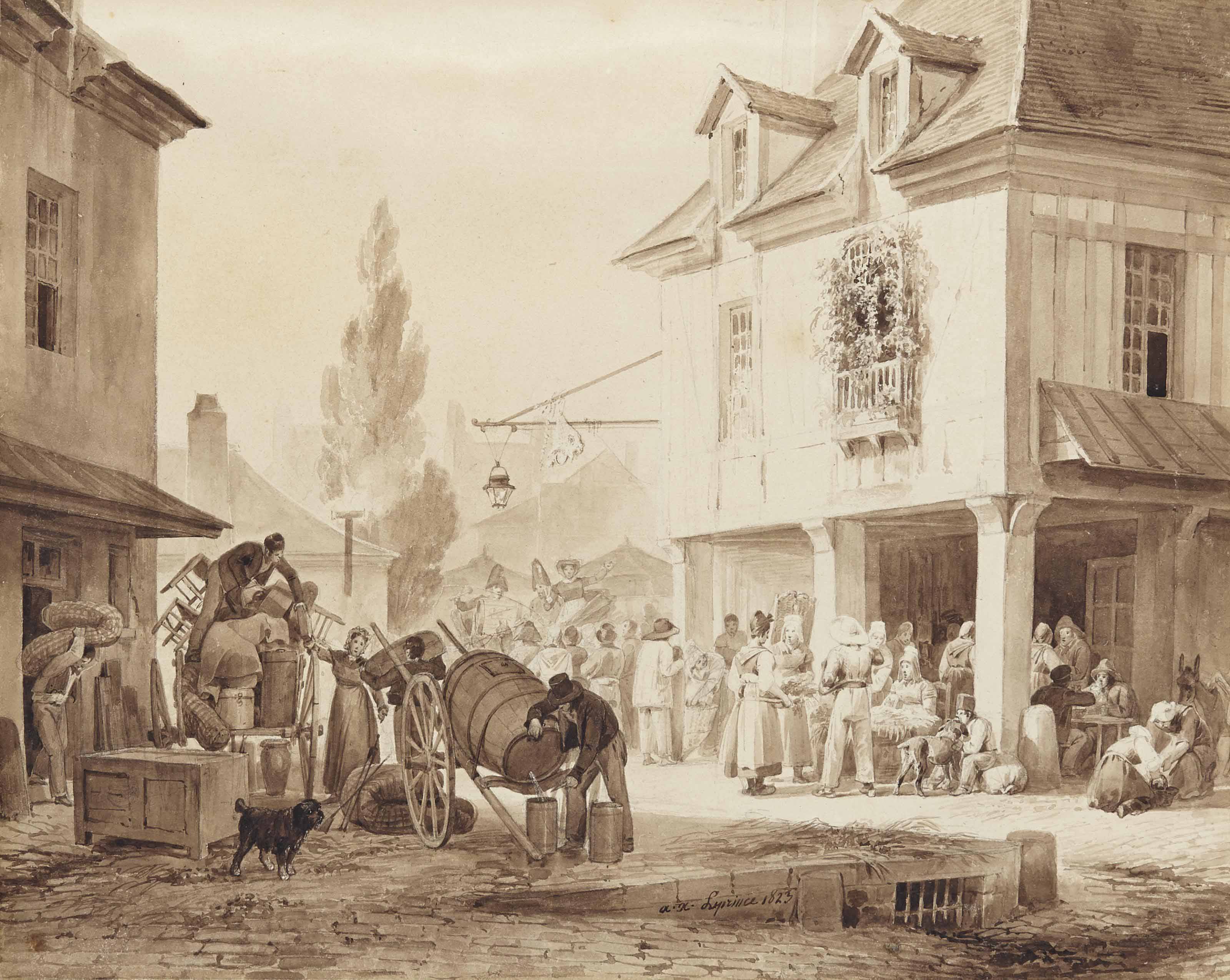AUGUSTE-XAVIER LEPRINCE (PARIS 1799-1826 NICE)