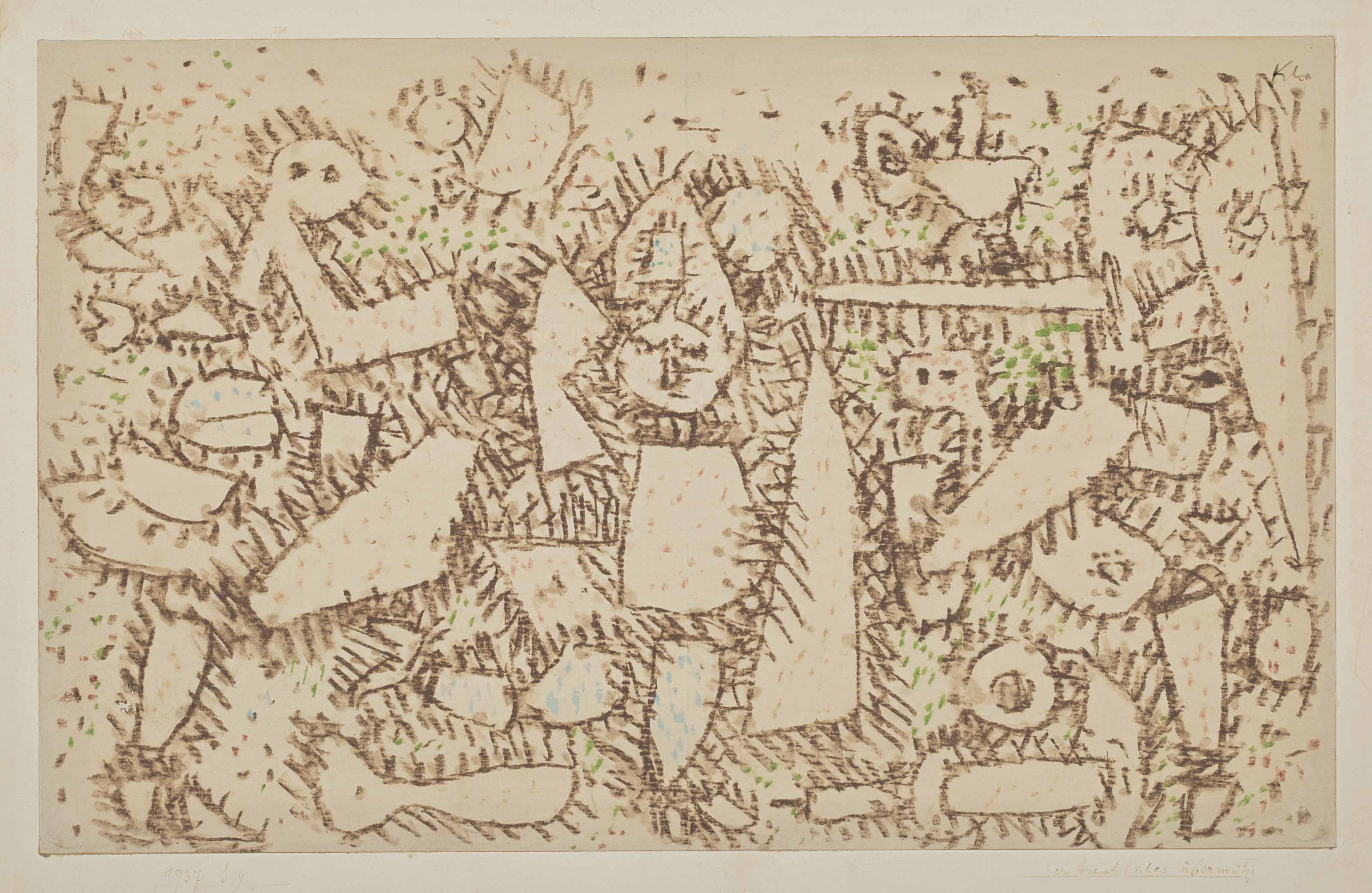 Pablo Picasso、A L'AGNEAU ET PERSONNAGES