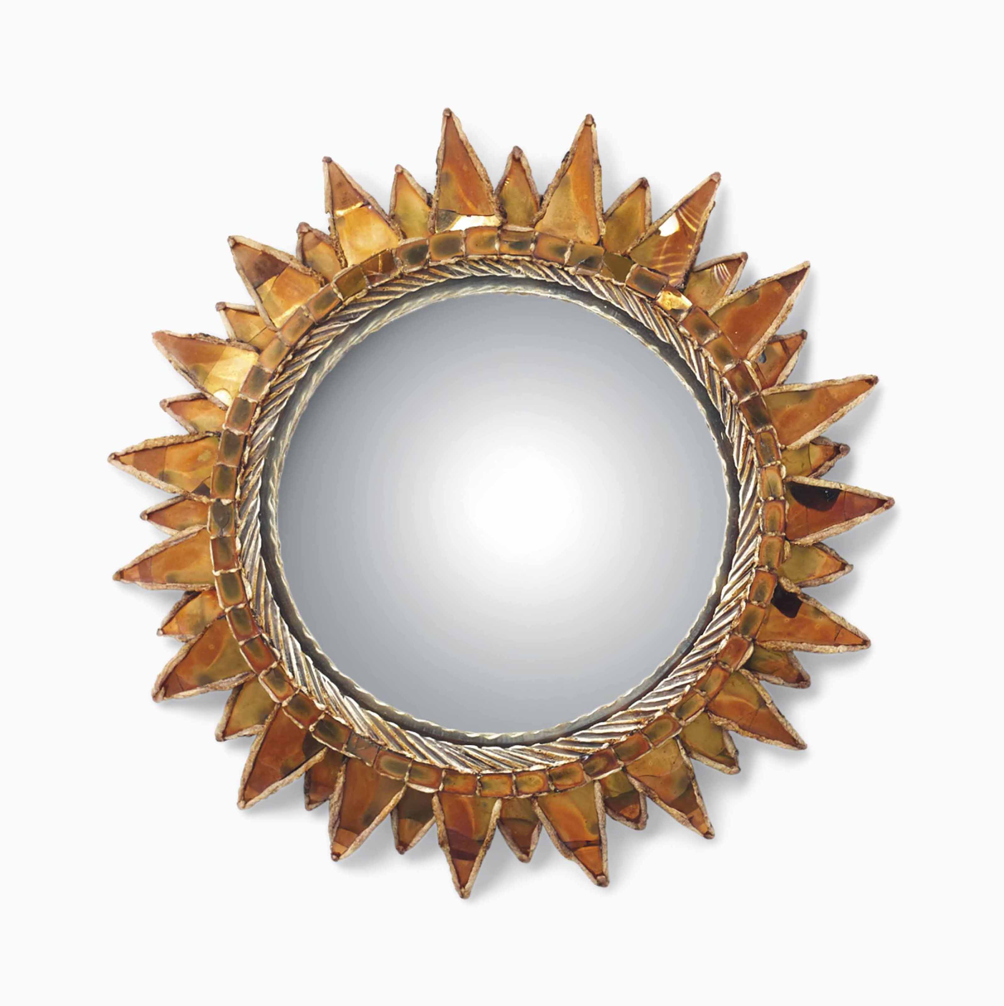 LINE VAUTRIN 1913-1997 , MIROIR SOLEIL À POINTES N. 2 ...