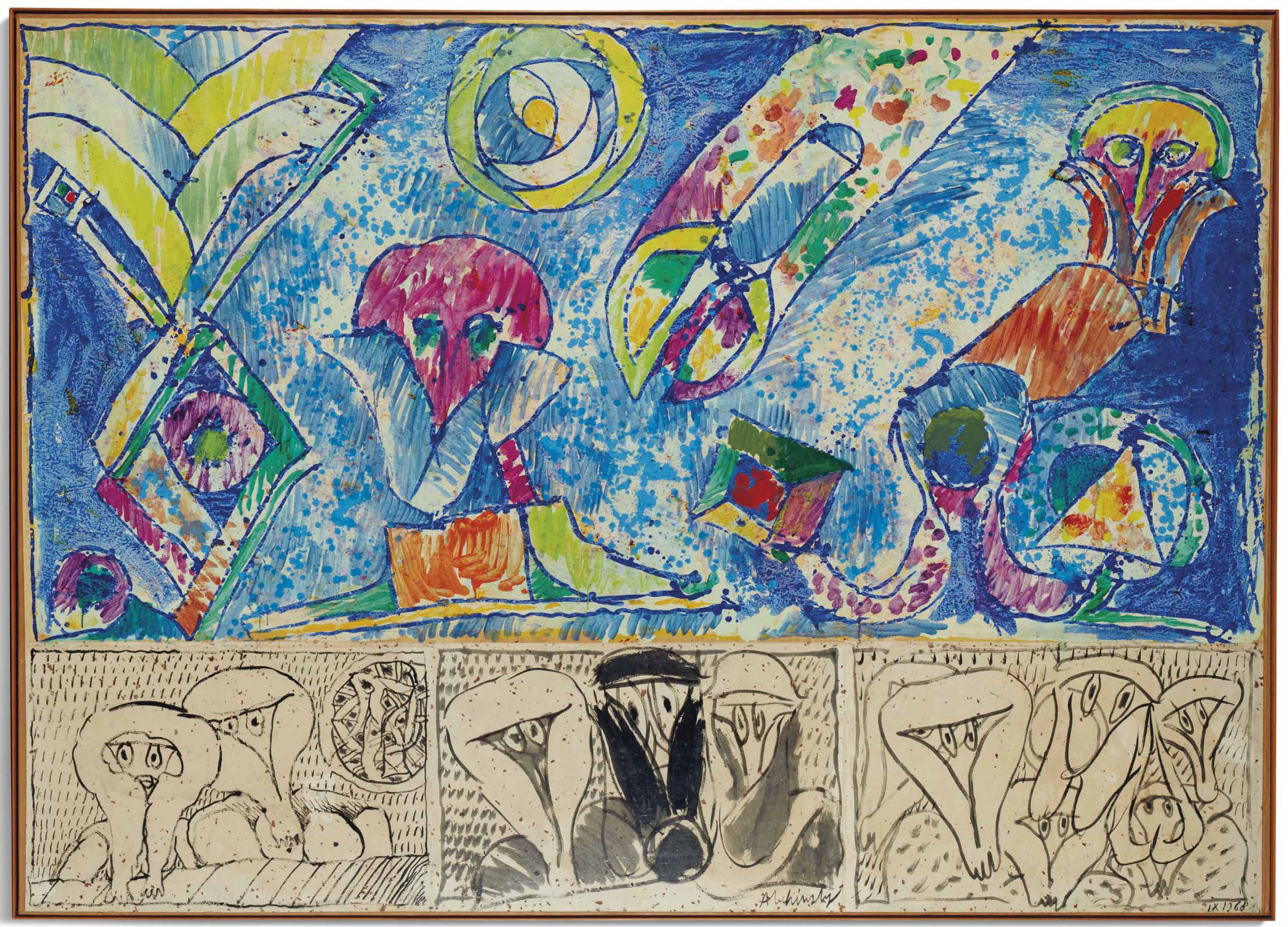 Pierre Alechinsky Aktuelle Auktionen, Wertentwicklung und kostenlose