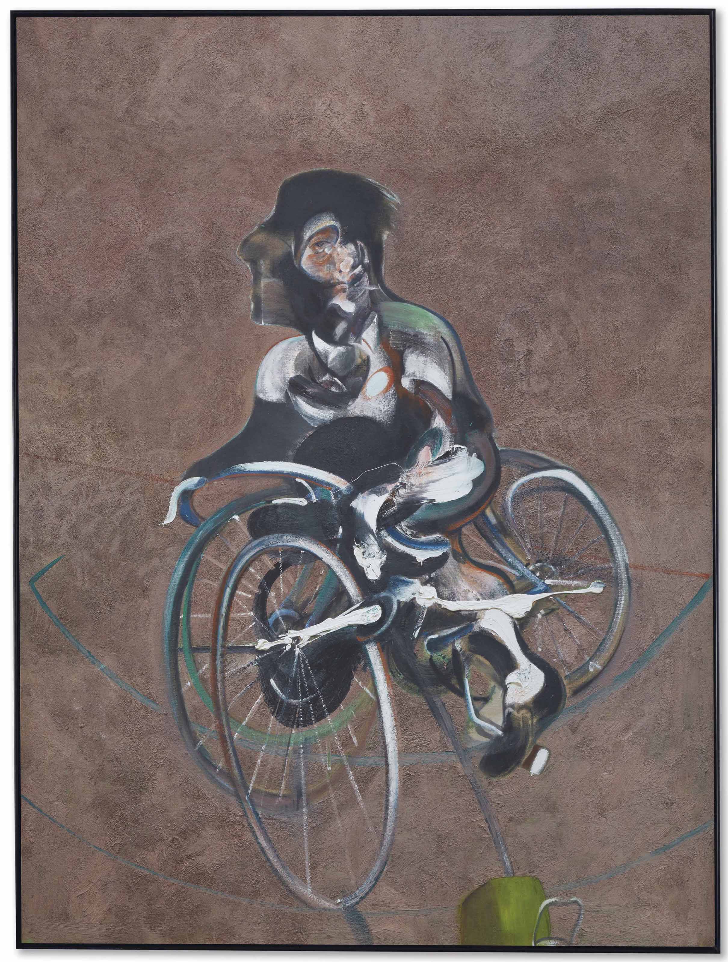 Portrait of George Dyer Riding a Bicycle