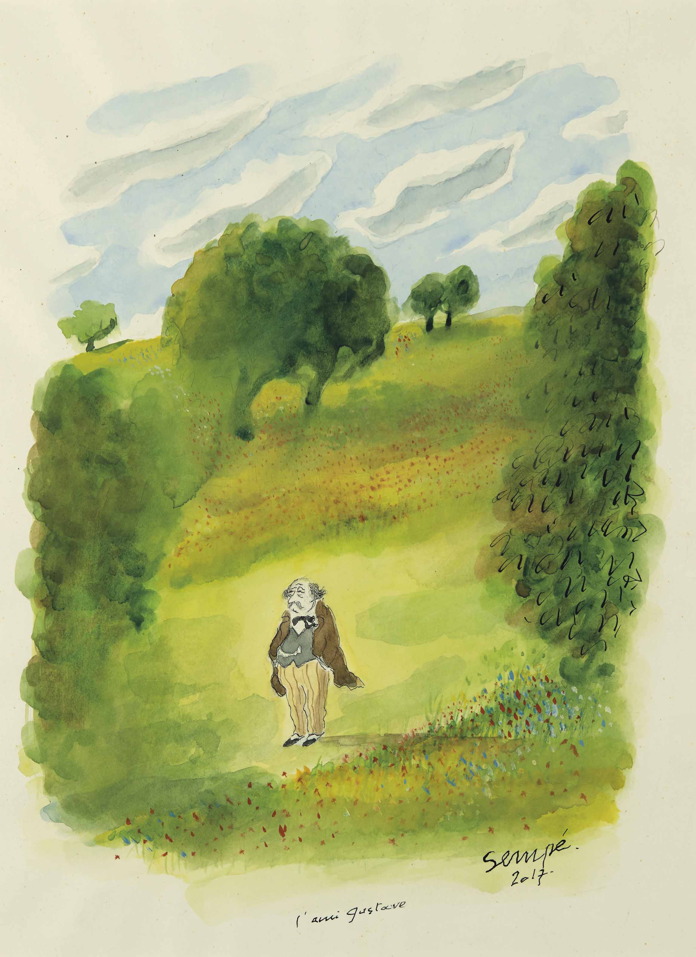 SEMPÉ (NÉ EN 1932) , L'ami Gustave Christie's