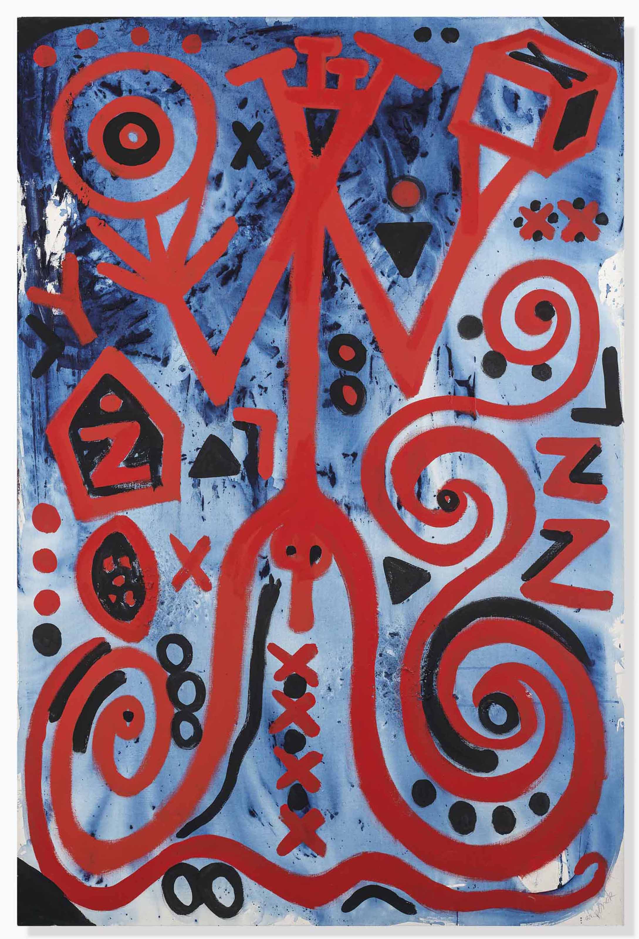A. R. Penck (1939-2017) , General a, b, c | Christie's