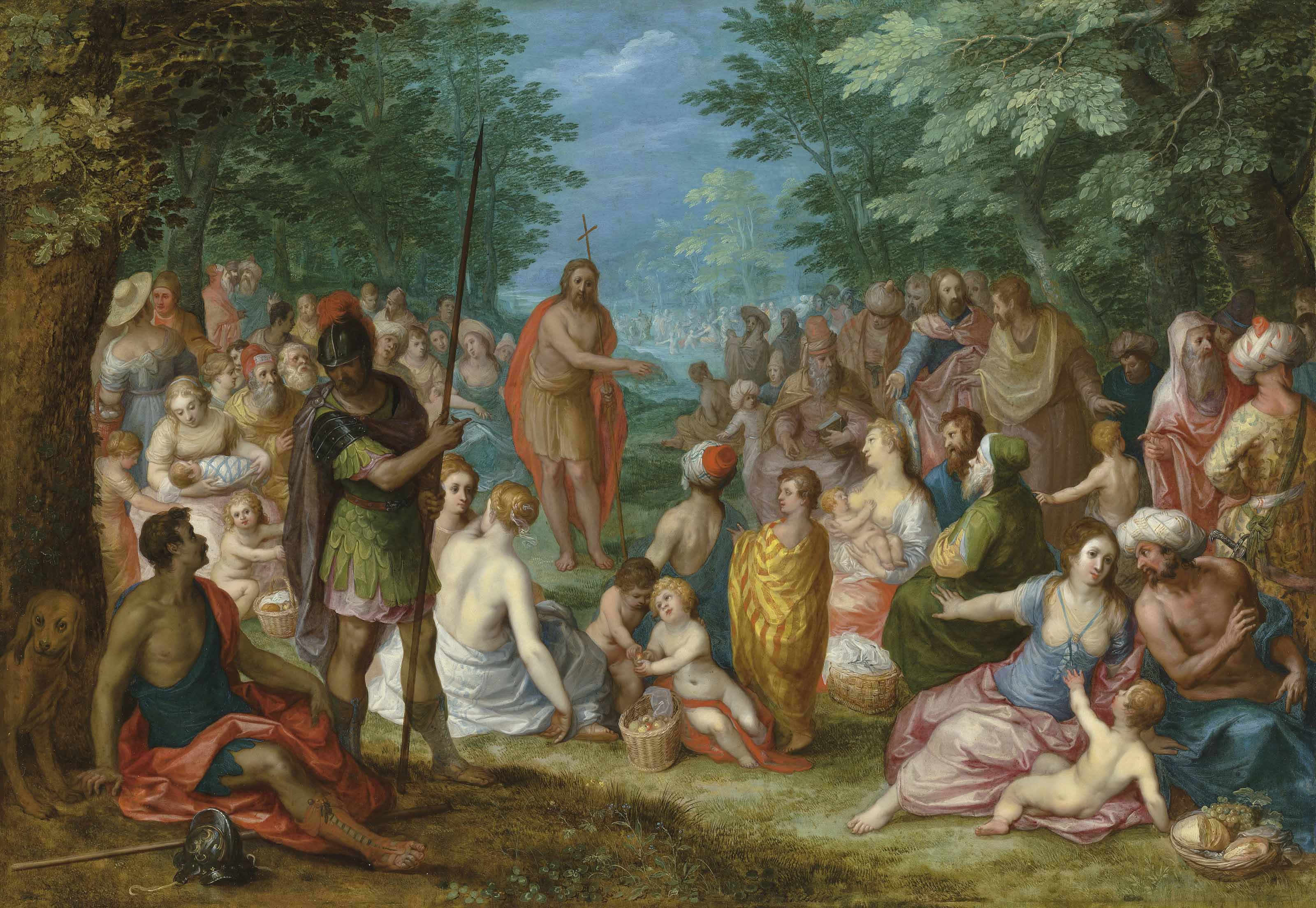 Hendrik Van Balen I Antwerp 1574 5 1632 The Preaching Of Saint