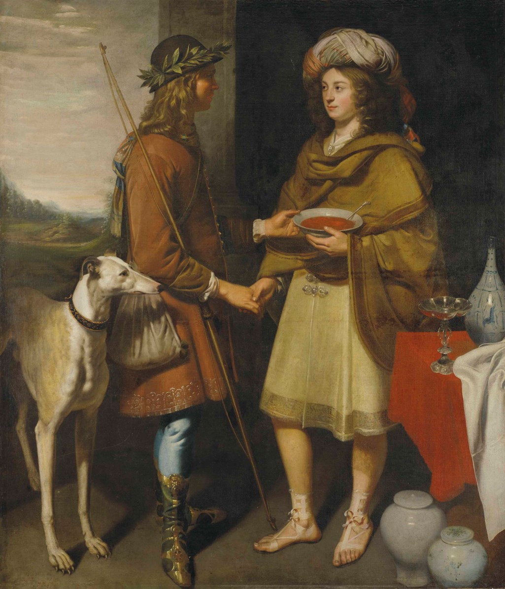 Dutch School Second Half Of The 17th Century Esau Selling His Birthright To Jacob 17th Century Paintings Christie S