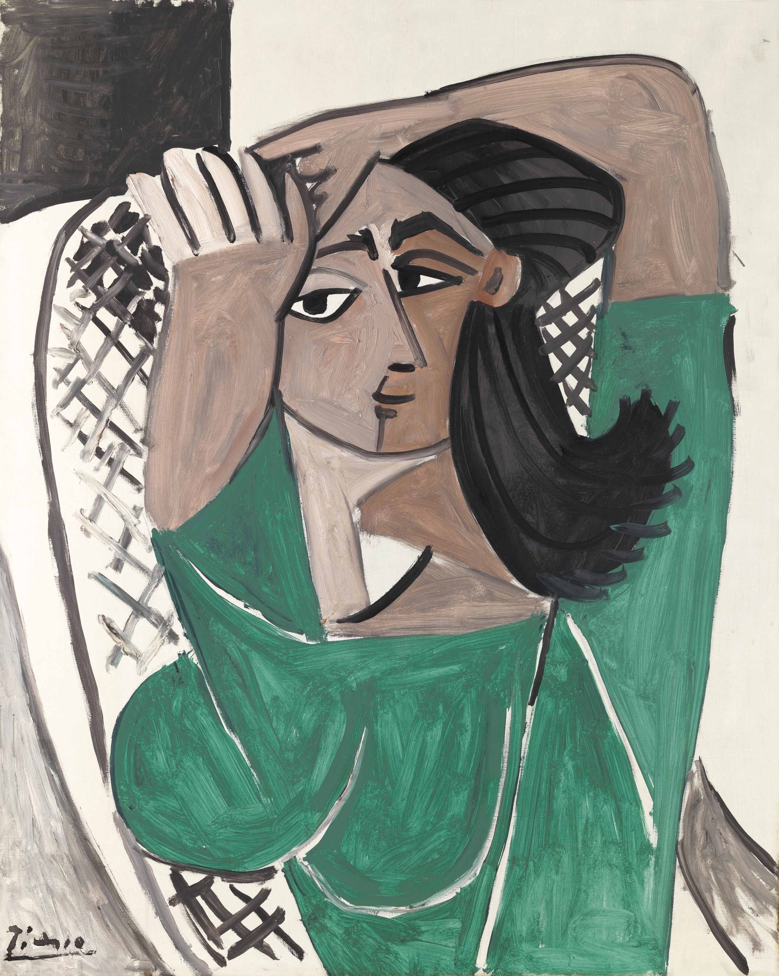 【在庫処分】 Pablo Picasso Christie's | coiffant se Femme (1881-1973), ルアー・フライ