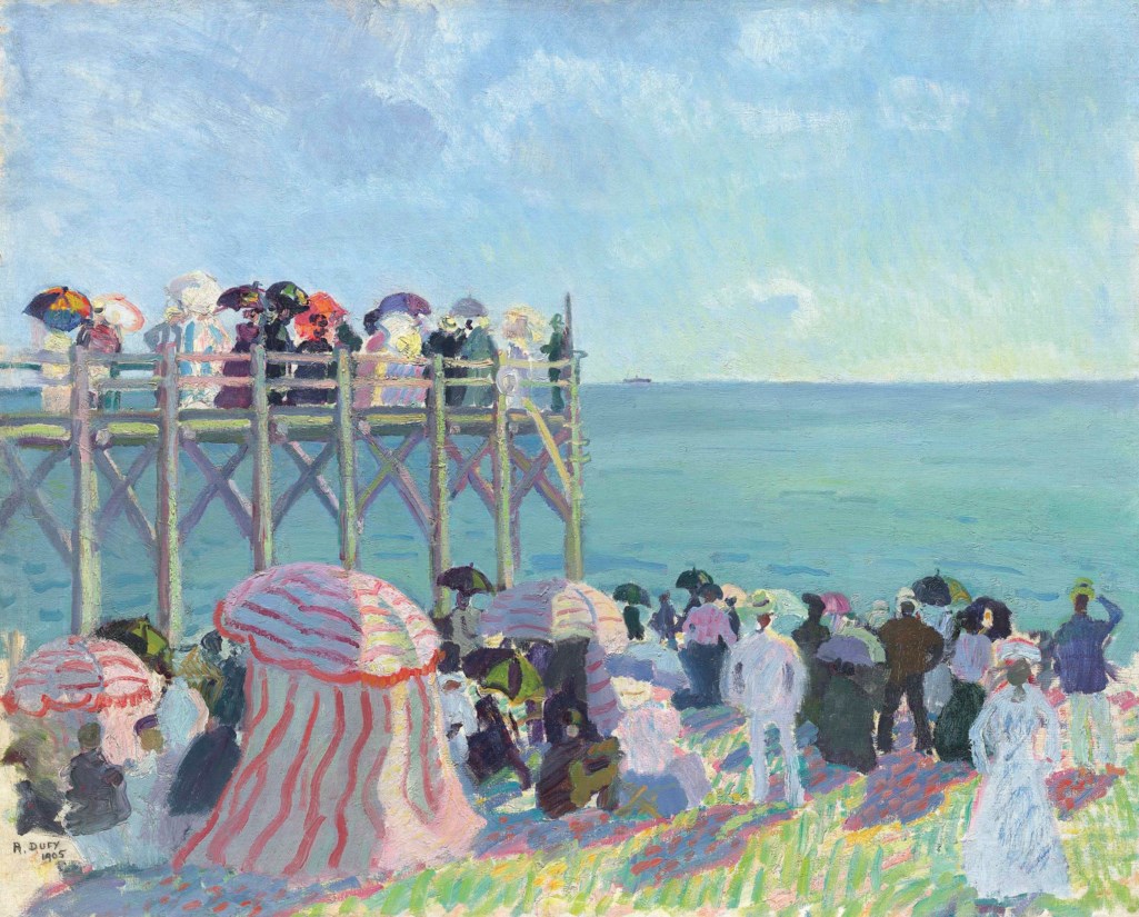 Raoul Dufy 1877 1953 La Plage Et L Estacade De Trouville