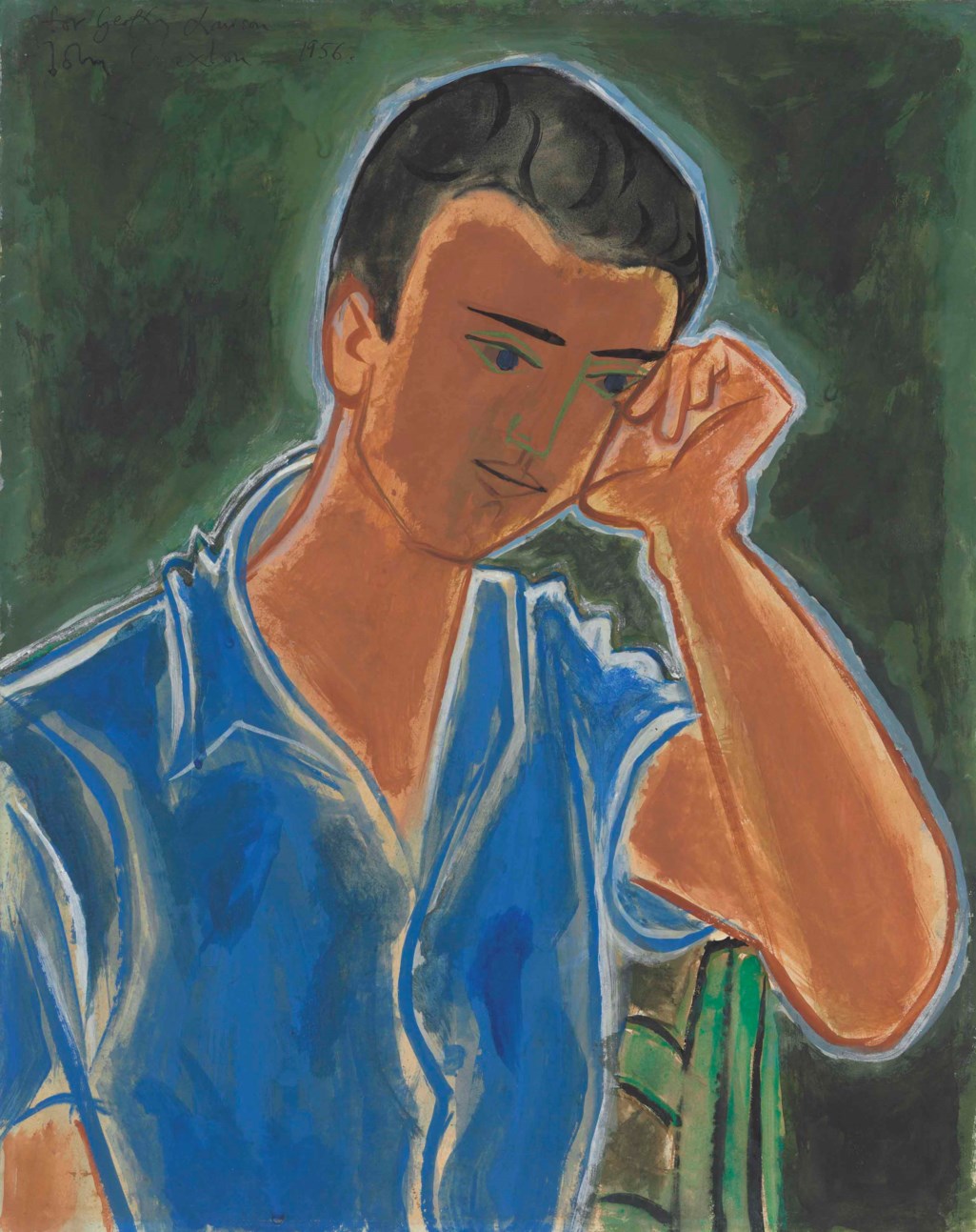 John Craxton R A 1922 2009 Greek Fisherboy 20th Century