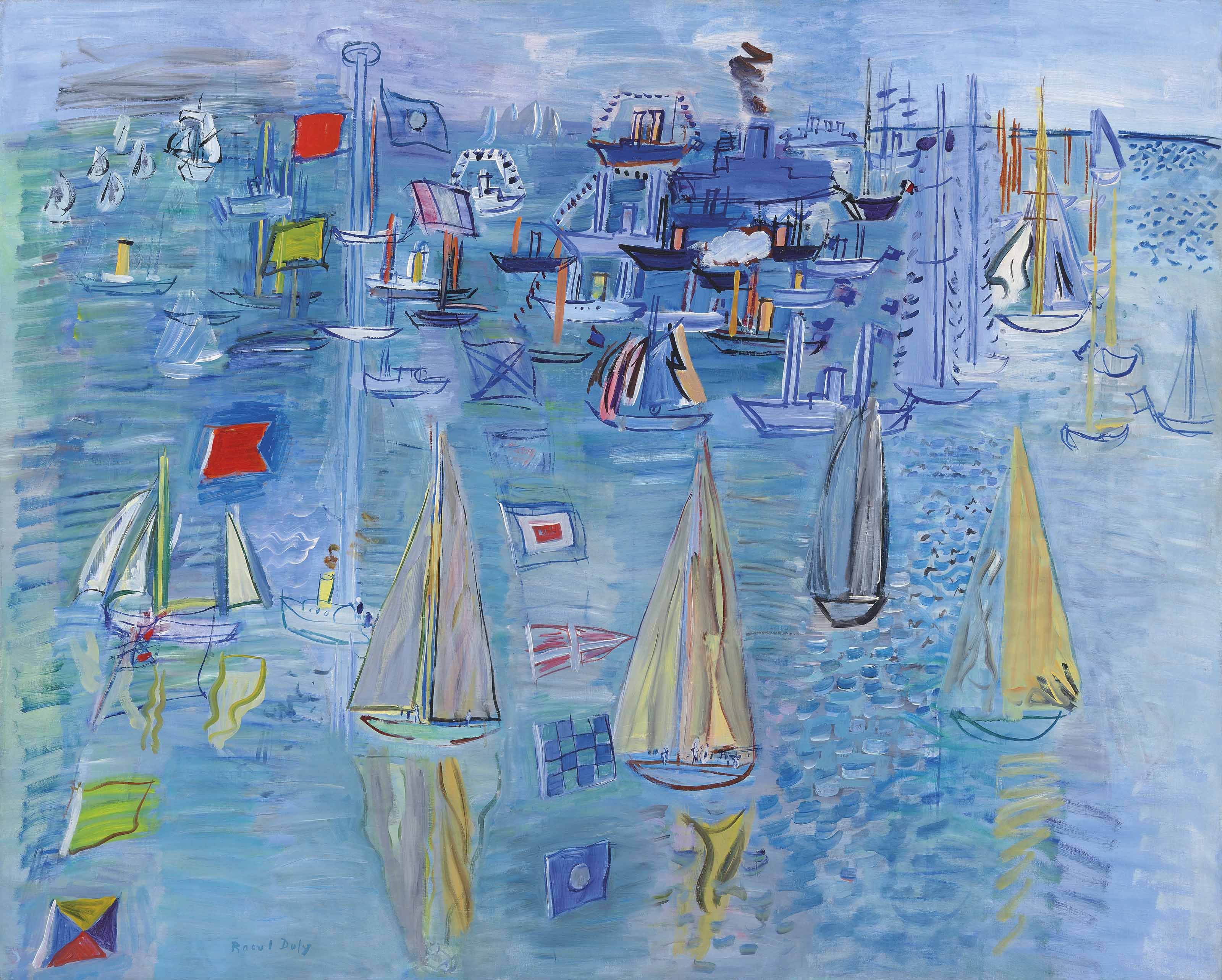 Raoul Dufy Boat Paintings