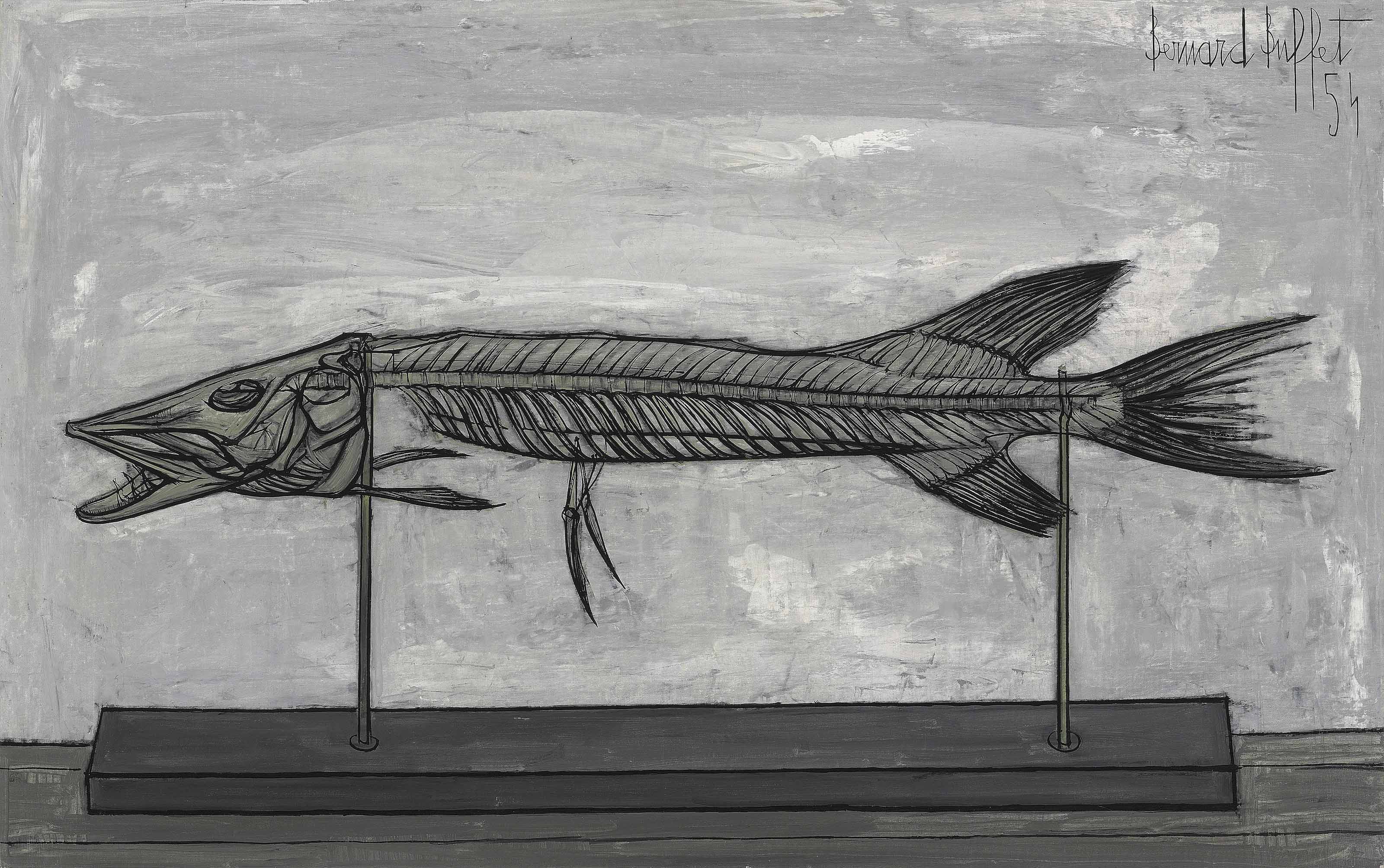 Bernard Buffet (1928-1999), Squelette de brochet | Christie's