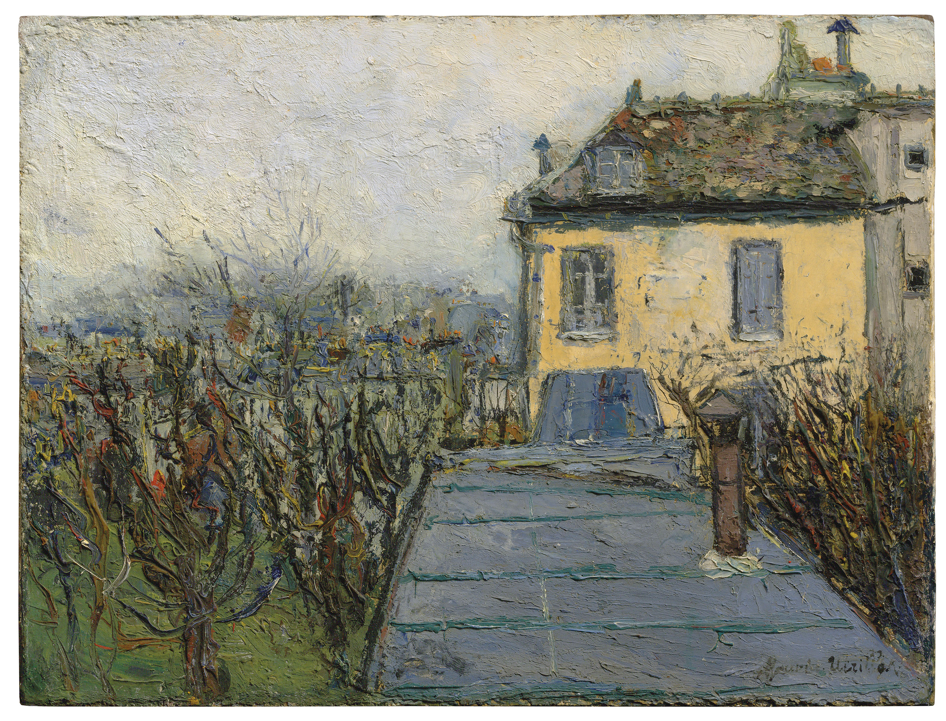 Maurice Utrillo (1883-1955), La Rue Norvins à Montmartre | Christie's