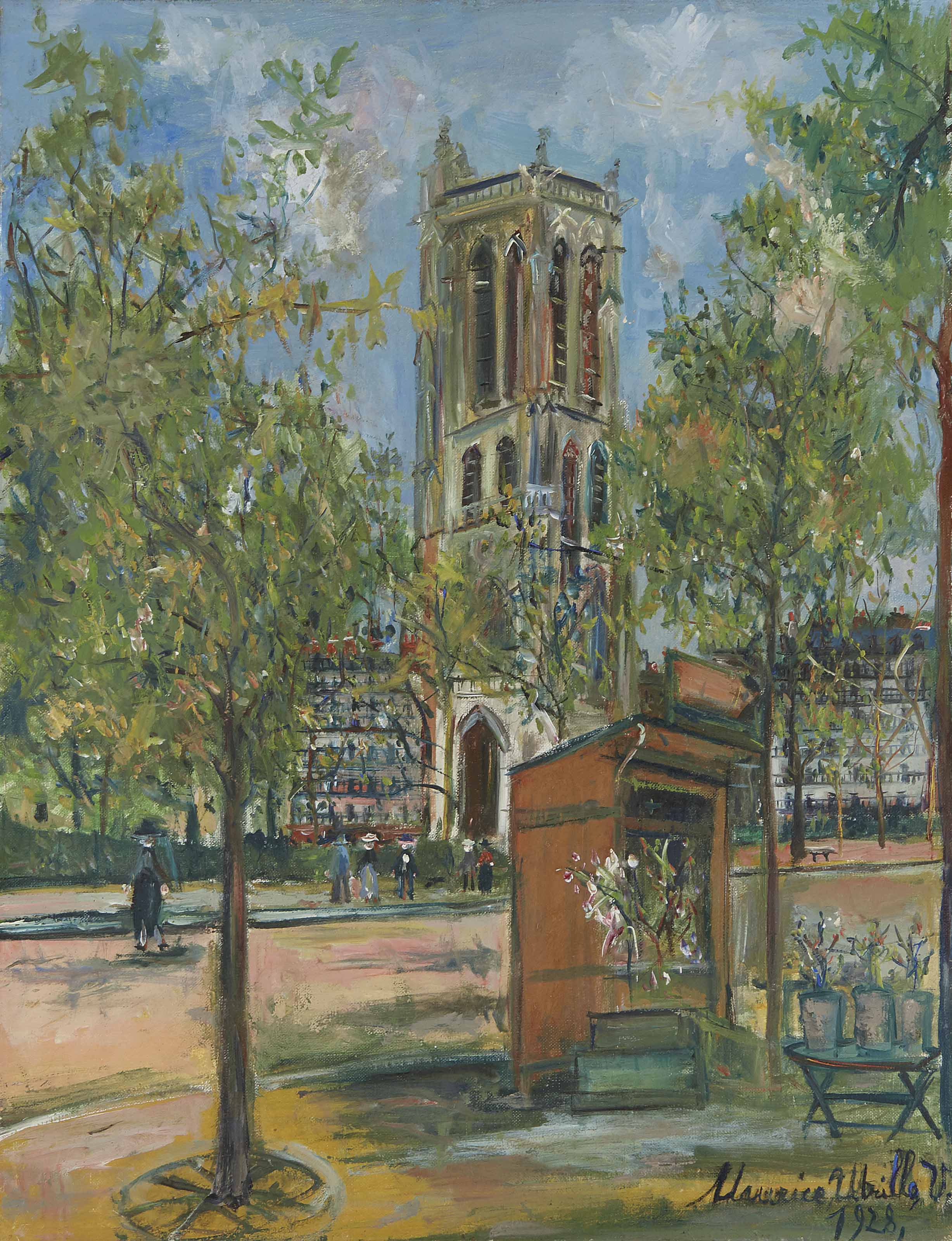 Maurice Utrillo (1883–1955), Le Moulin de la Galette et le Sacré