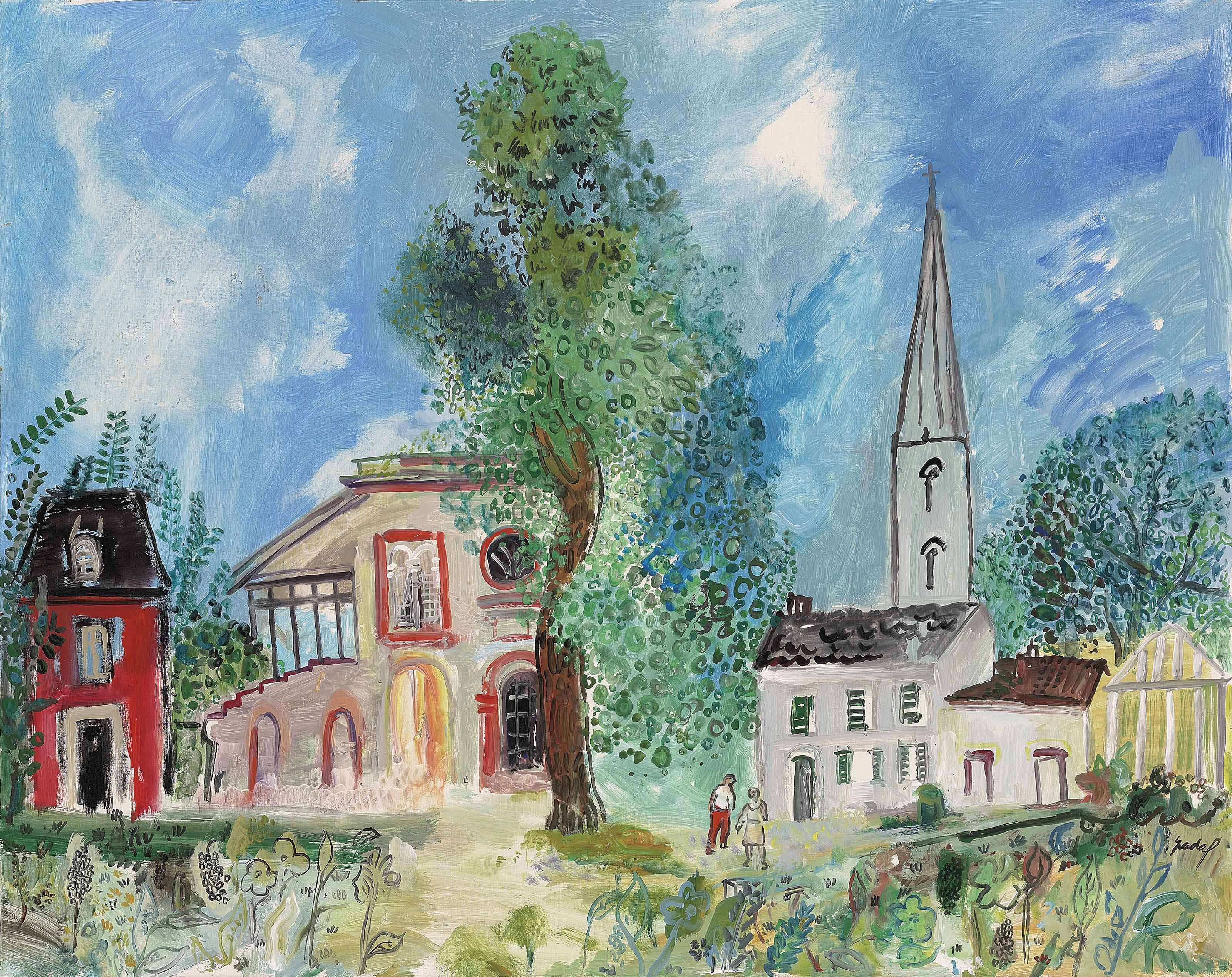 Maurice Utrillo (1883–1955), Le Moulin de la Galette et le Sacré