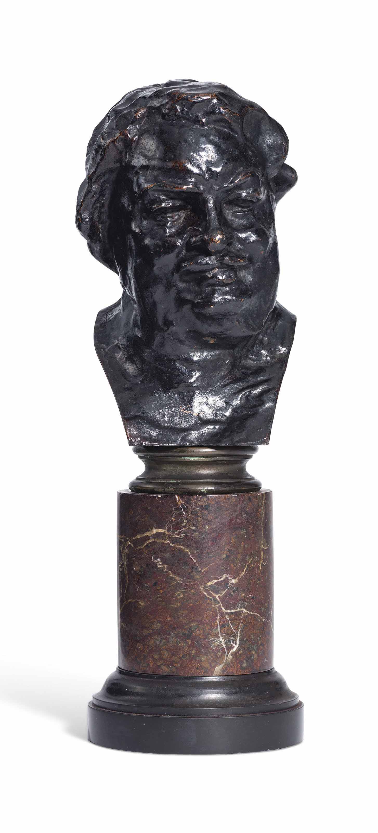 Balzac, étude type C (buste), 3ème version, petit modèle