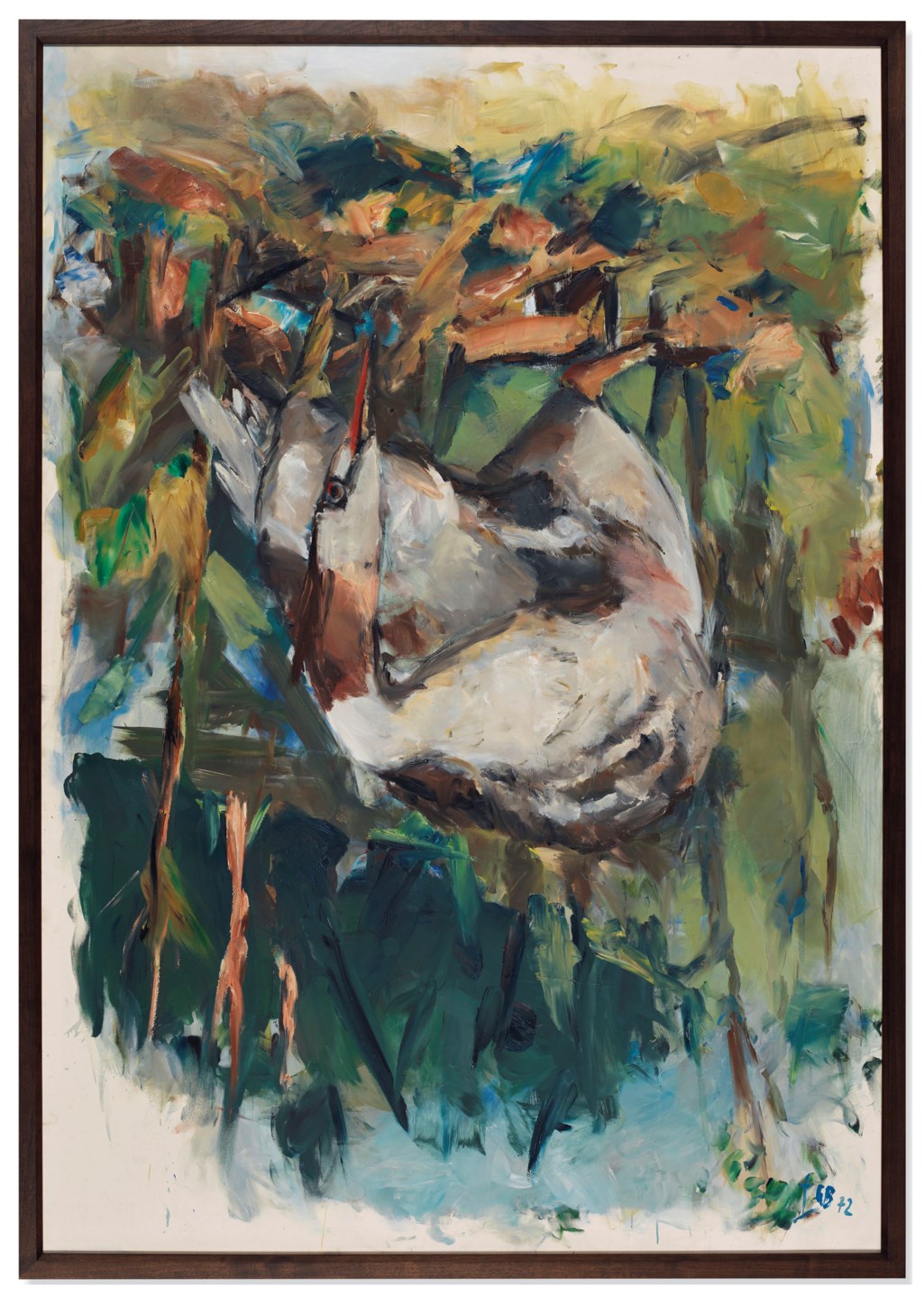 Georg Baselitz B 1938 Fingermalerei Haubentaucher Finger