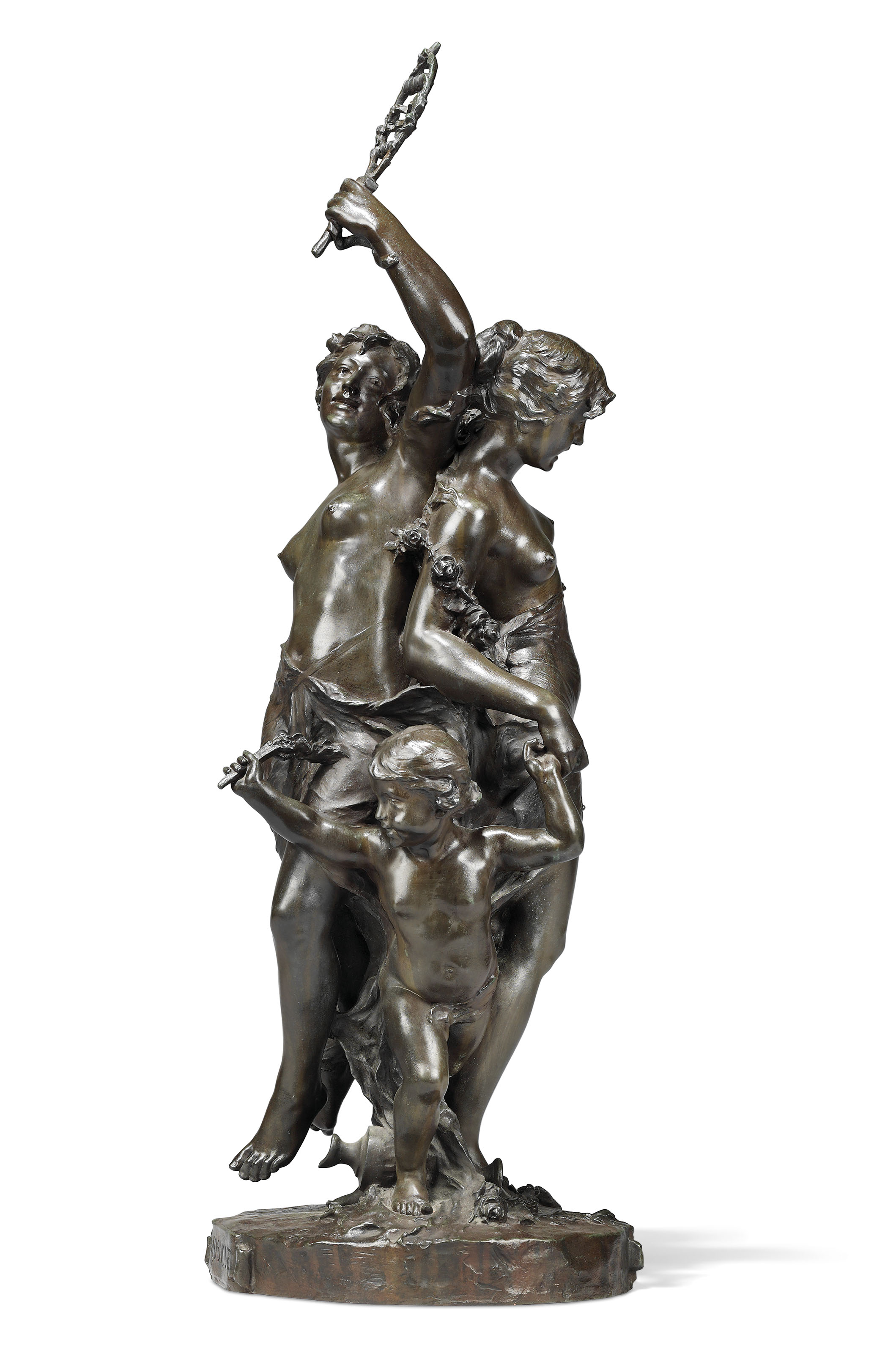 JEANBAPTISTE GERMAIN (FRENCH, 18411910) , Allégorie de la danse et de