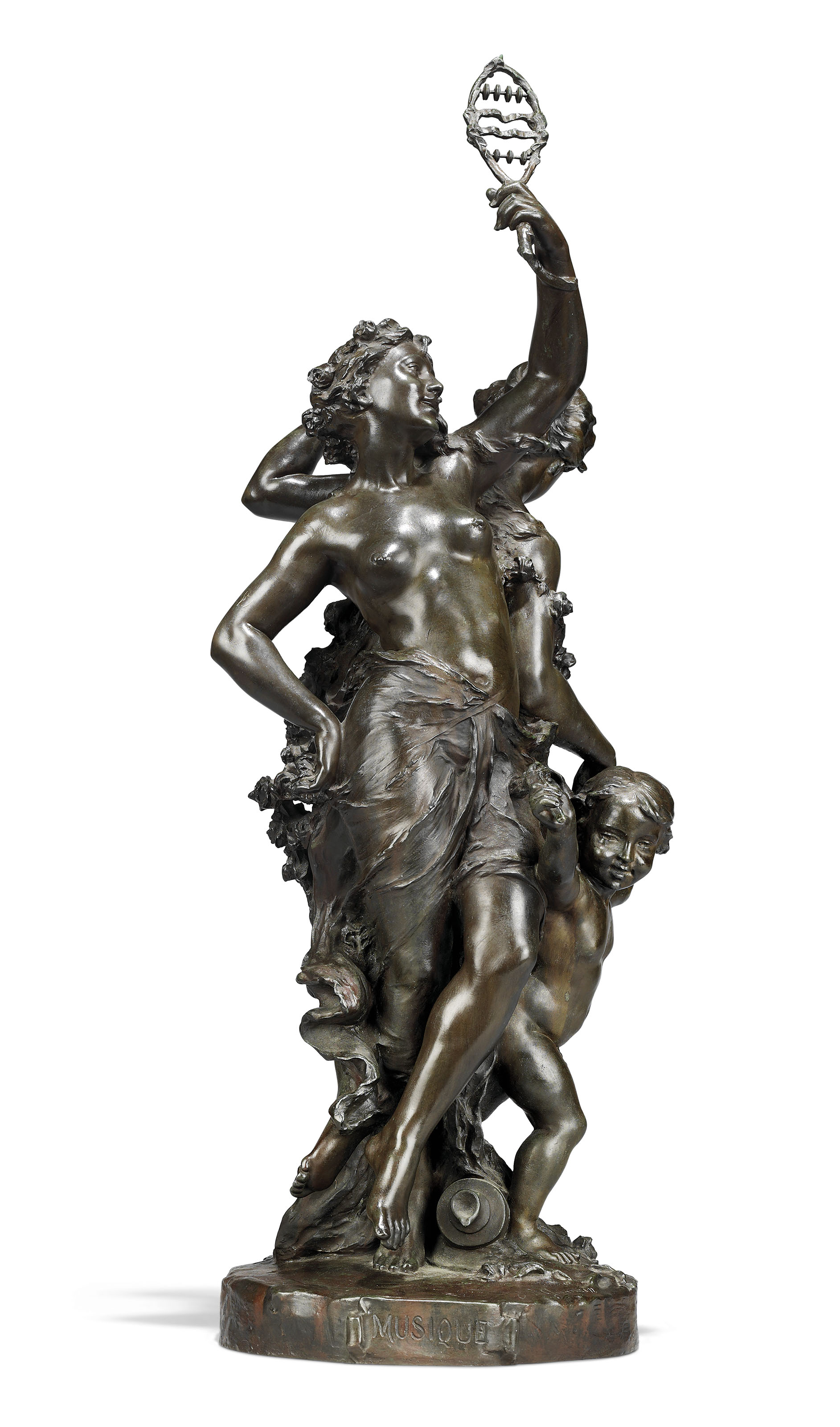 JEANBAPTISTE GERMAIN (FRENCH, 18411910) , Allégorie de la danse et de