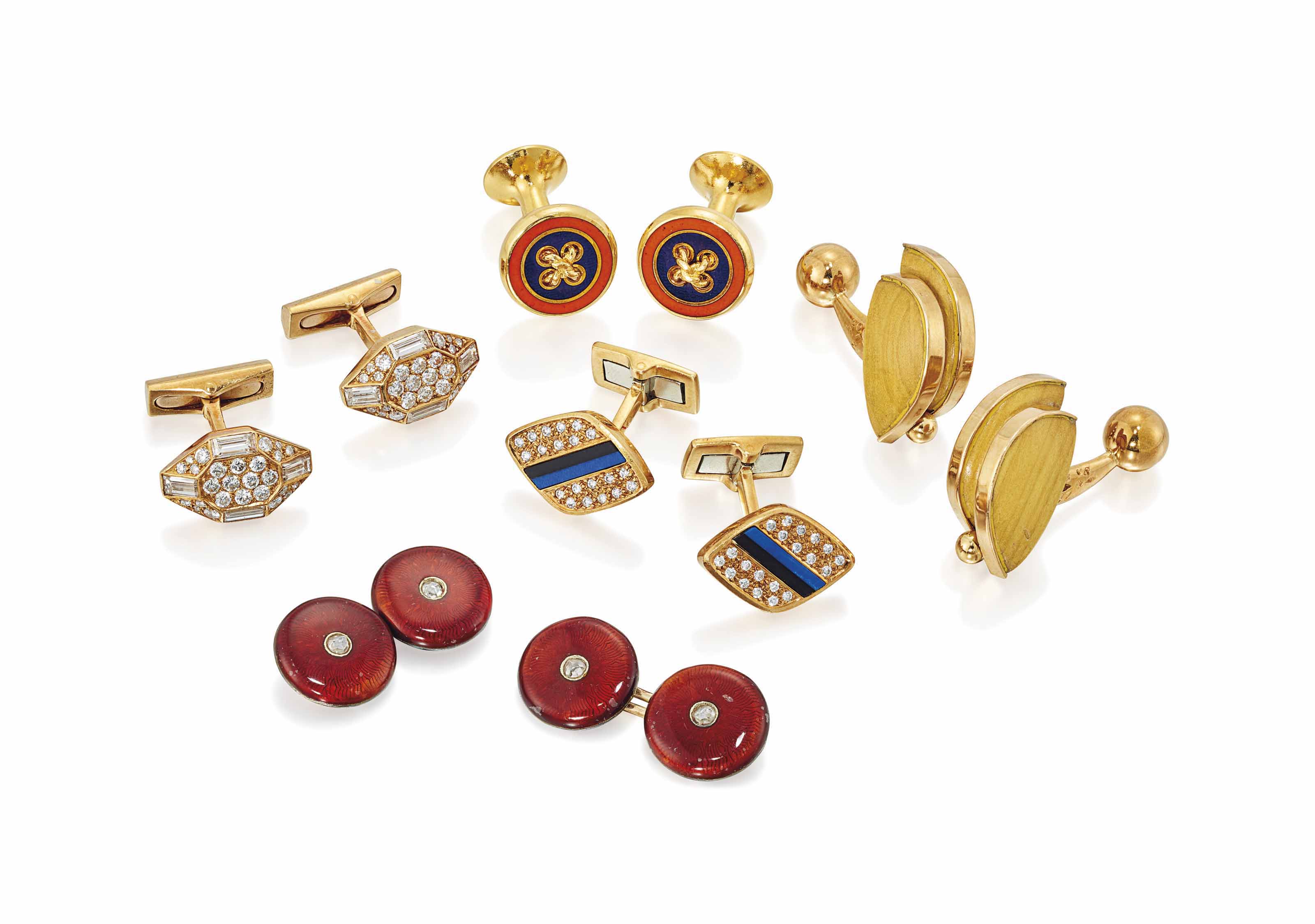 GROUP OF CUFFLINKS Christie's