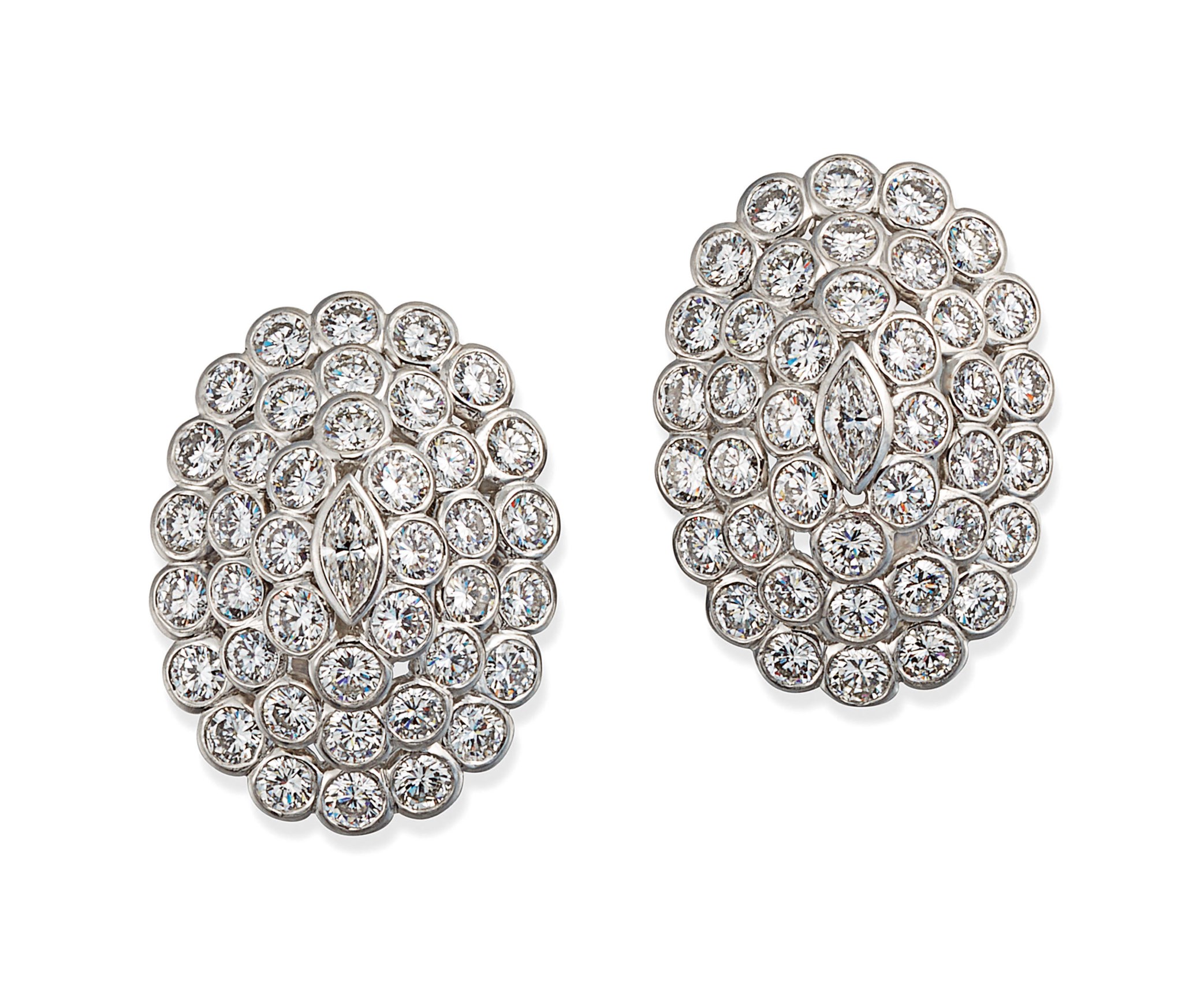 DIAMOND EARRINGS, CARTIER