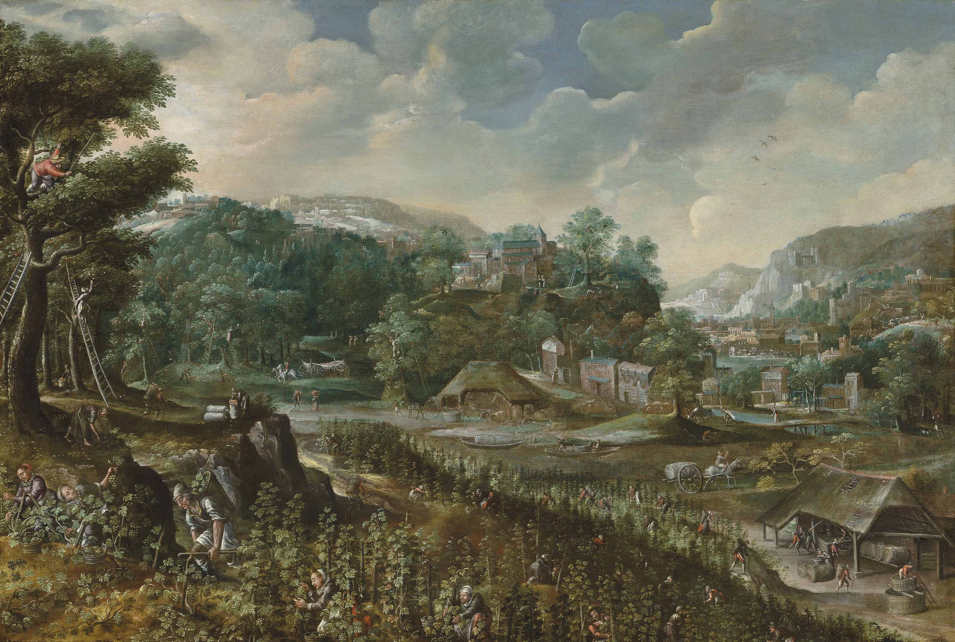 Marten van Valckenborch I (Leuven 1534-1612 Frankfurt am Mai