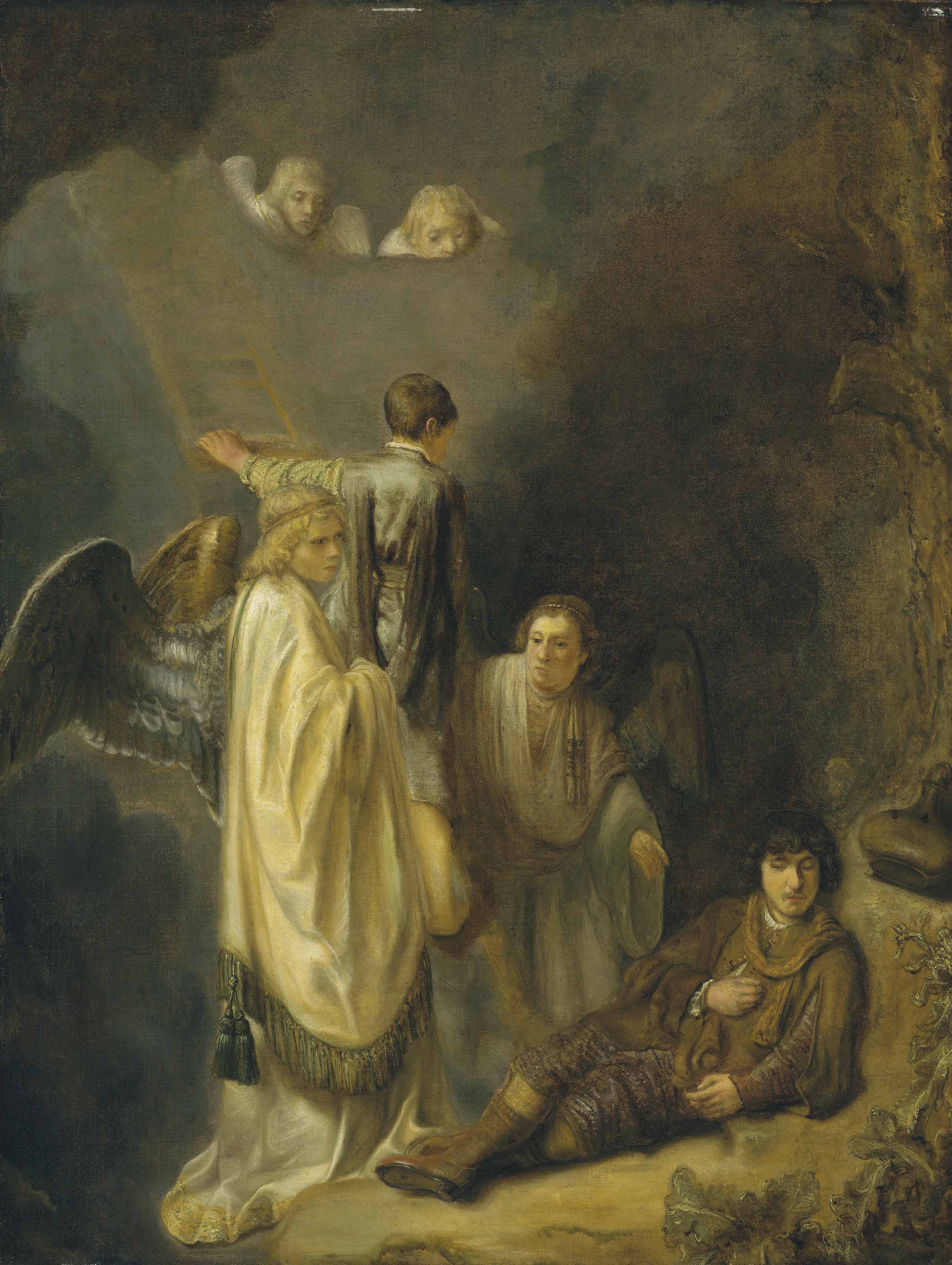 School Of Rembrandt Circa 1640 Jacob S Dream 17th Century