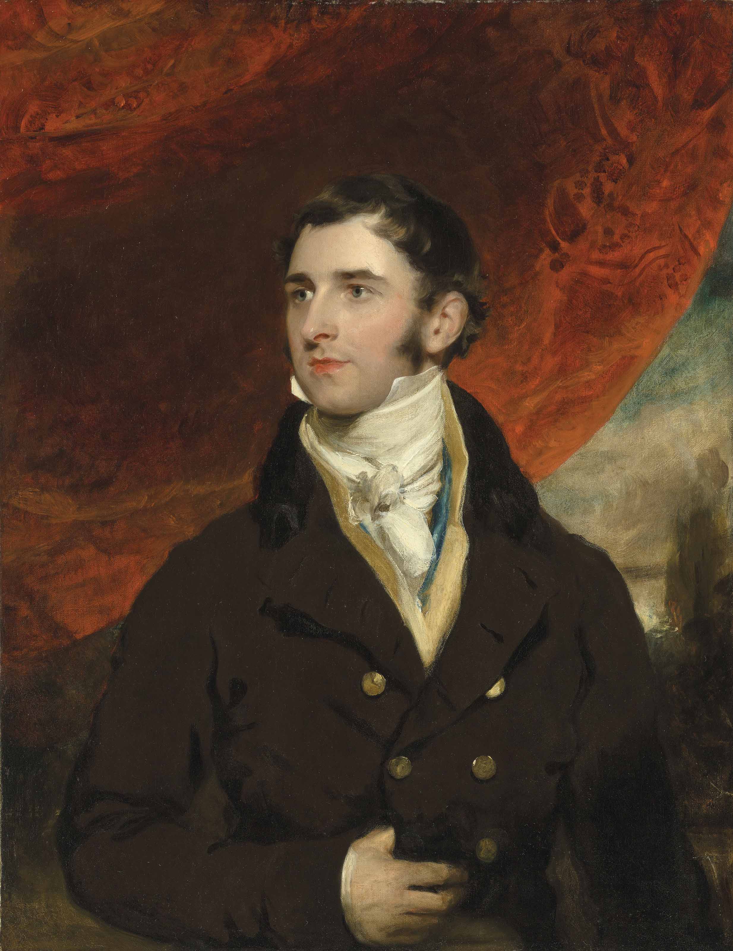 Sir Thomas Lawrence, P.R.A. (Bristol 1769-1830 London) , Portrait of a