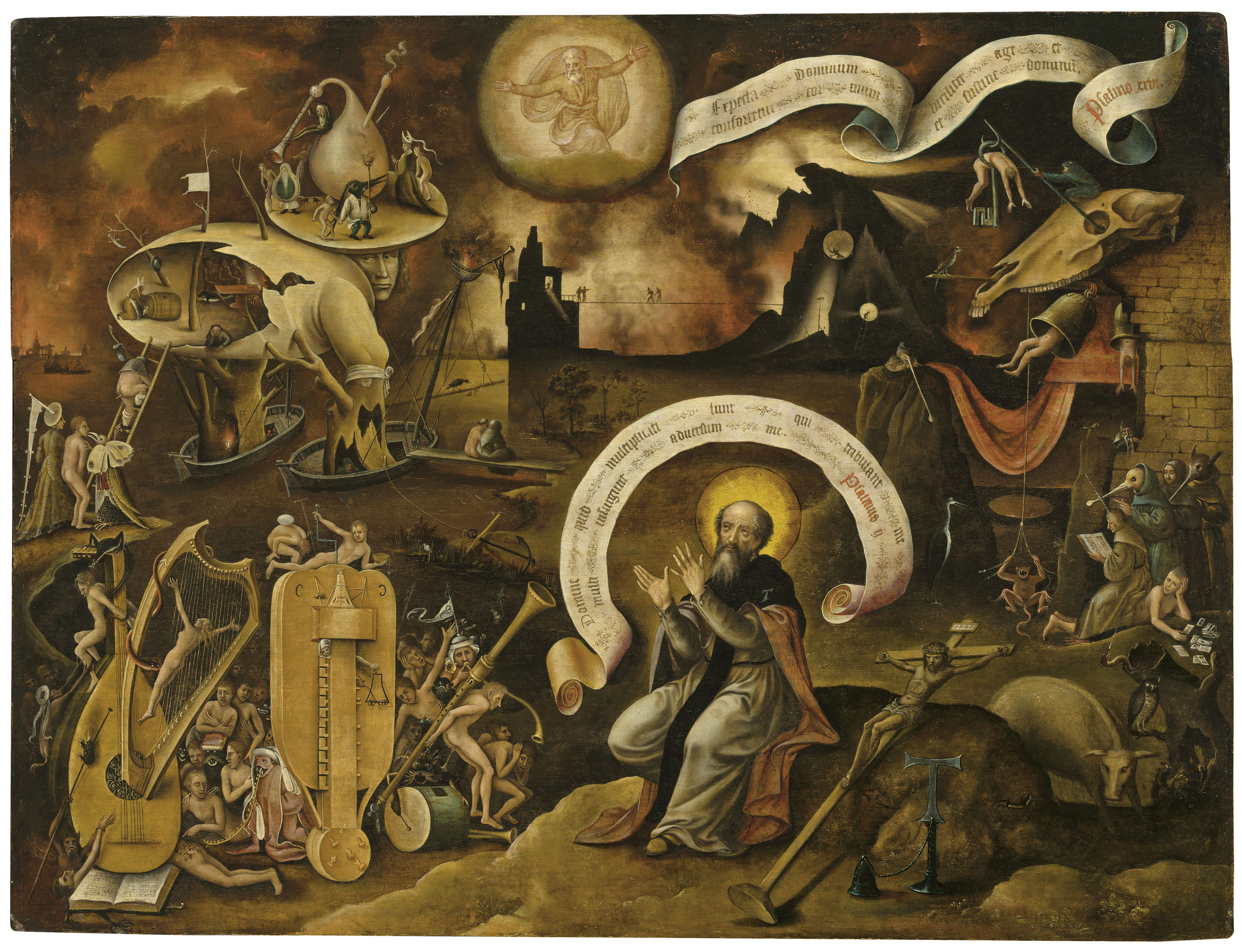 Follower Of Hieronymus Bosch The Temptation Of Saint Anthony