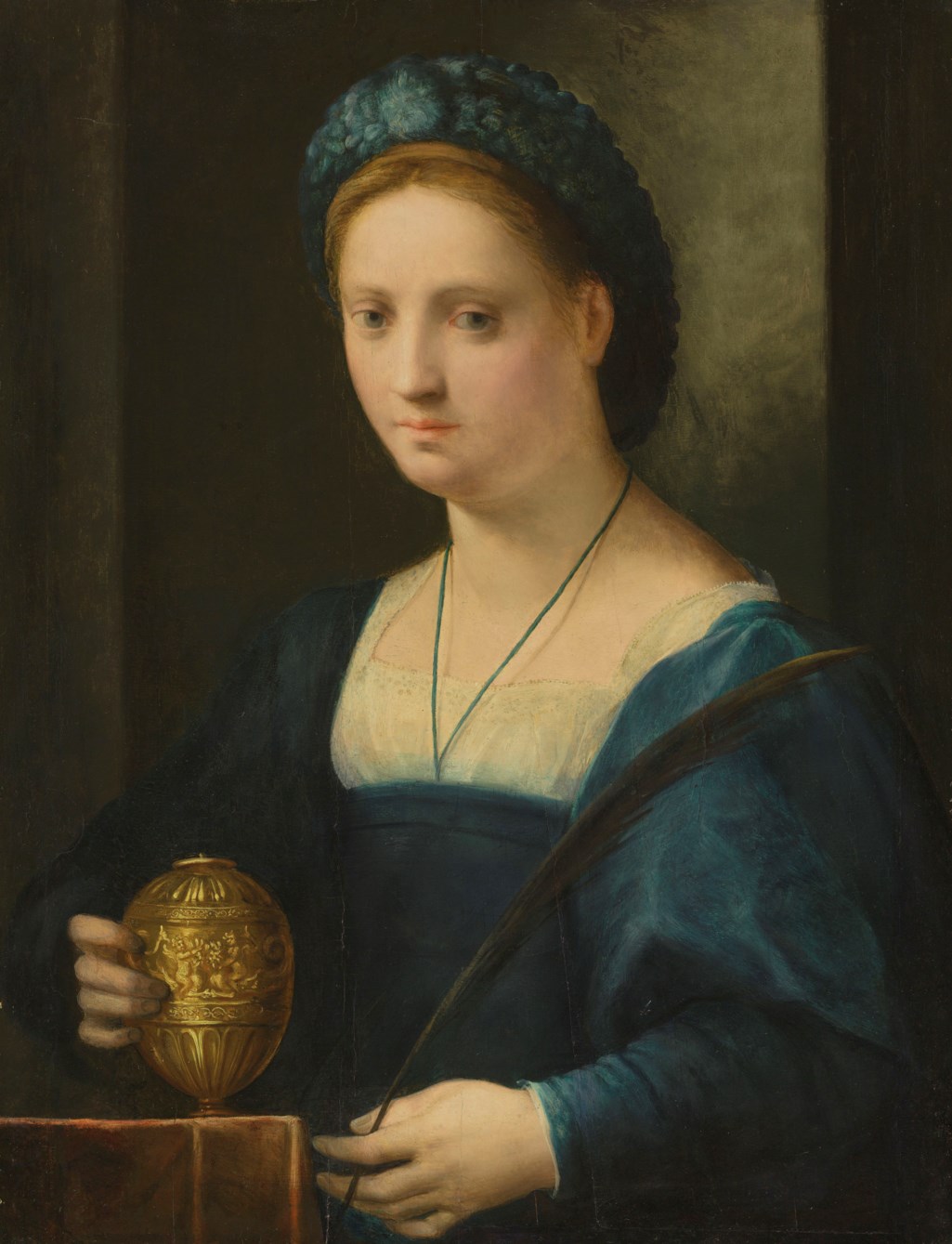 Domenico Puligo Florence 1492 1527 Portrait Of A Lady As Mary Magdalene 16th Century Paintings Christie S