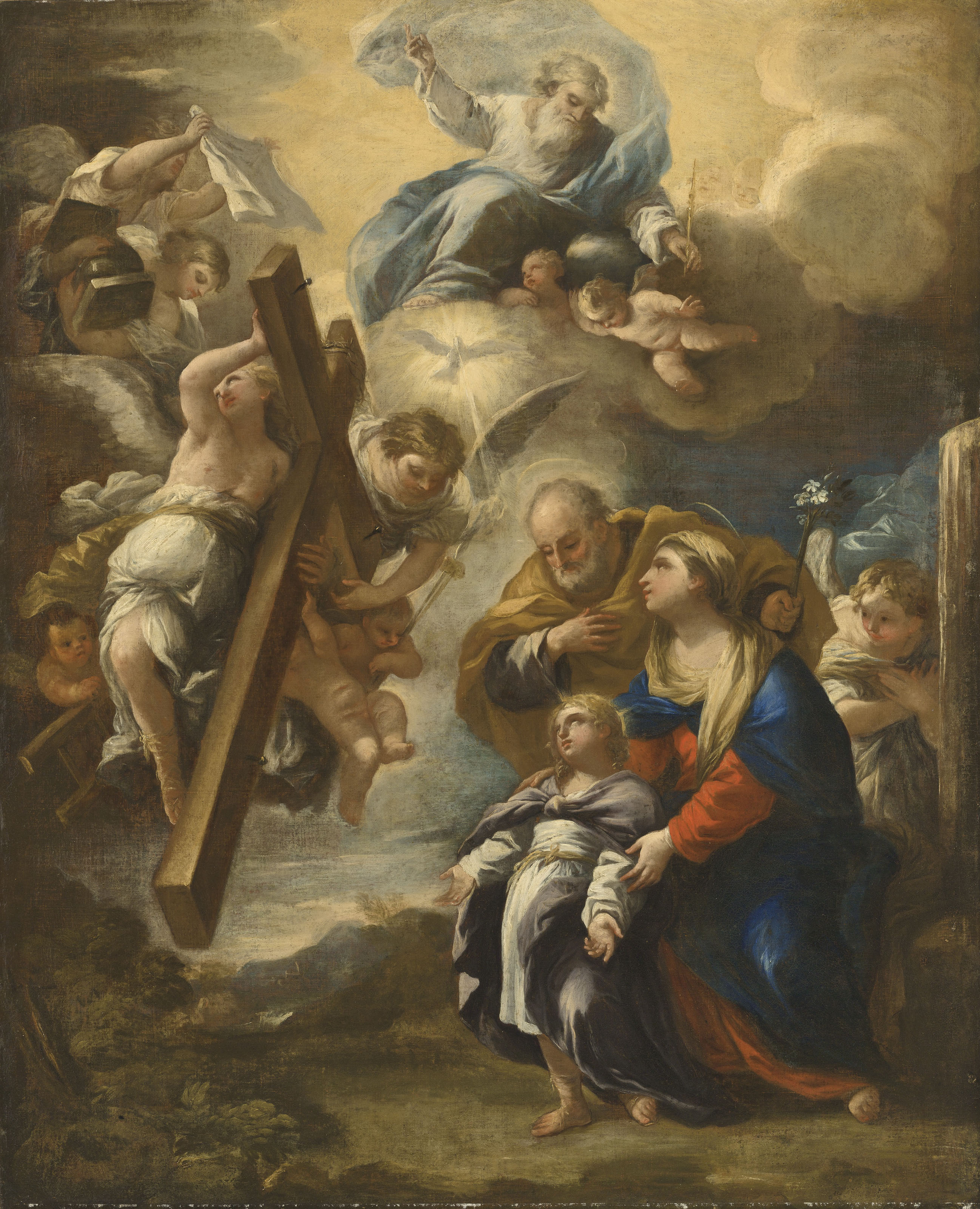Luca Giordano (Naples 1635-1705) , The infant Christ ...