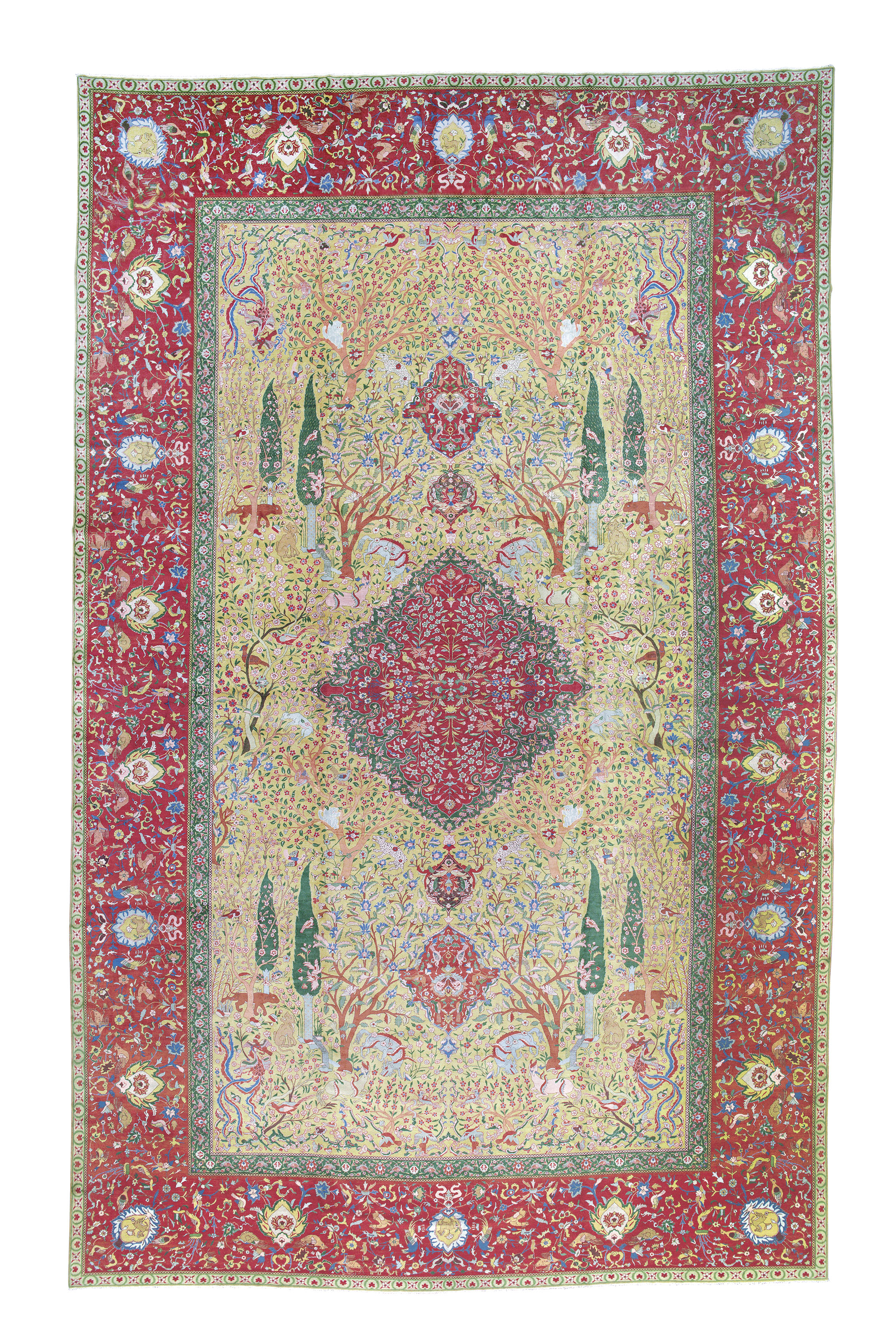 The Heinrich Jacoby Petag Tabriz Carpet North West Persia Circa