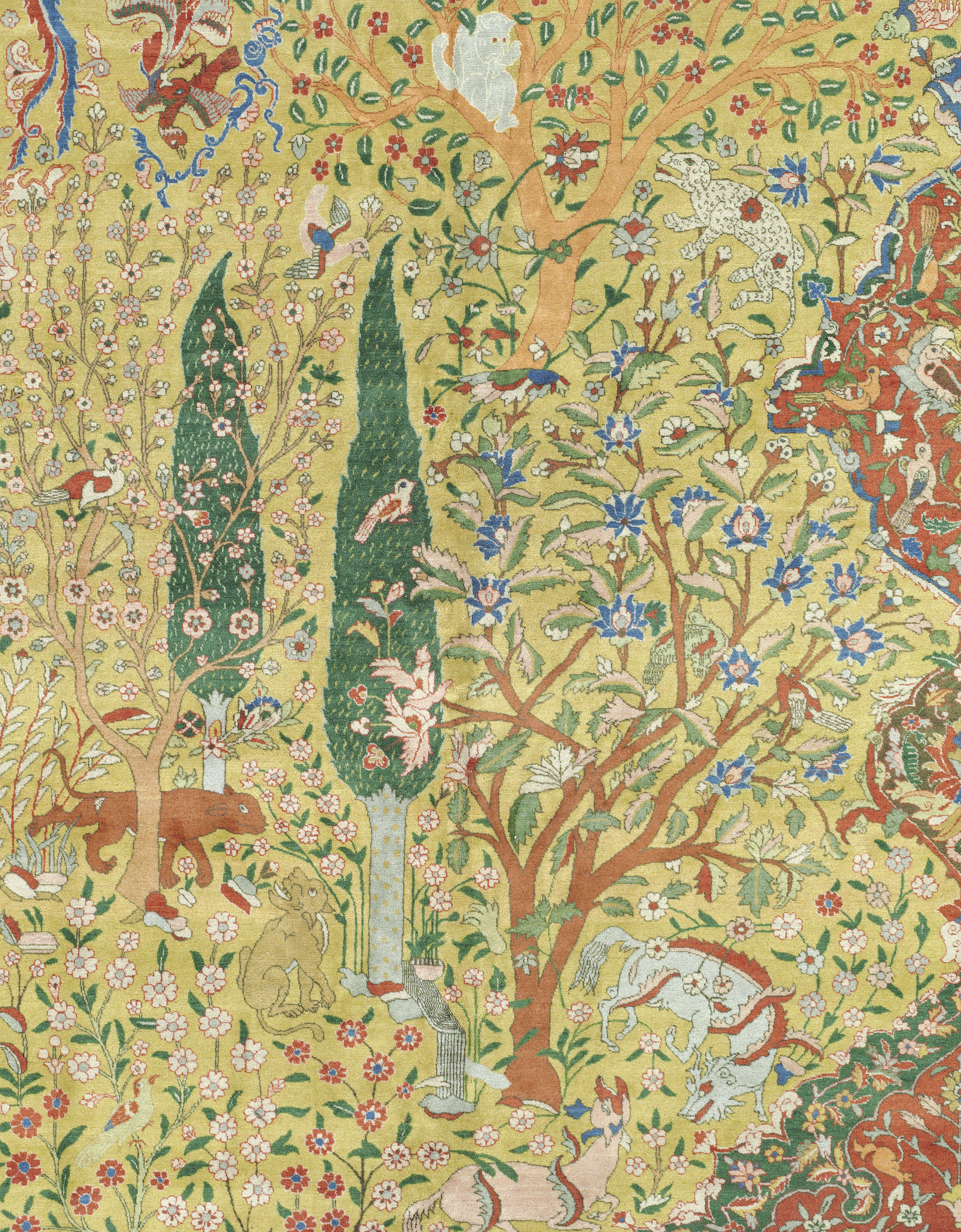 The Heinrich Jacoby Petag Tabriz Carpet North West Persia Circa