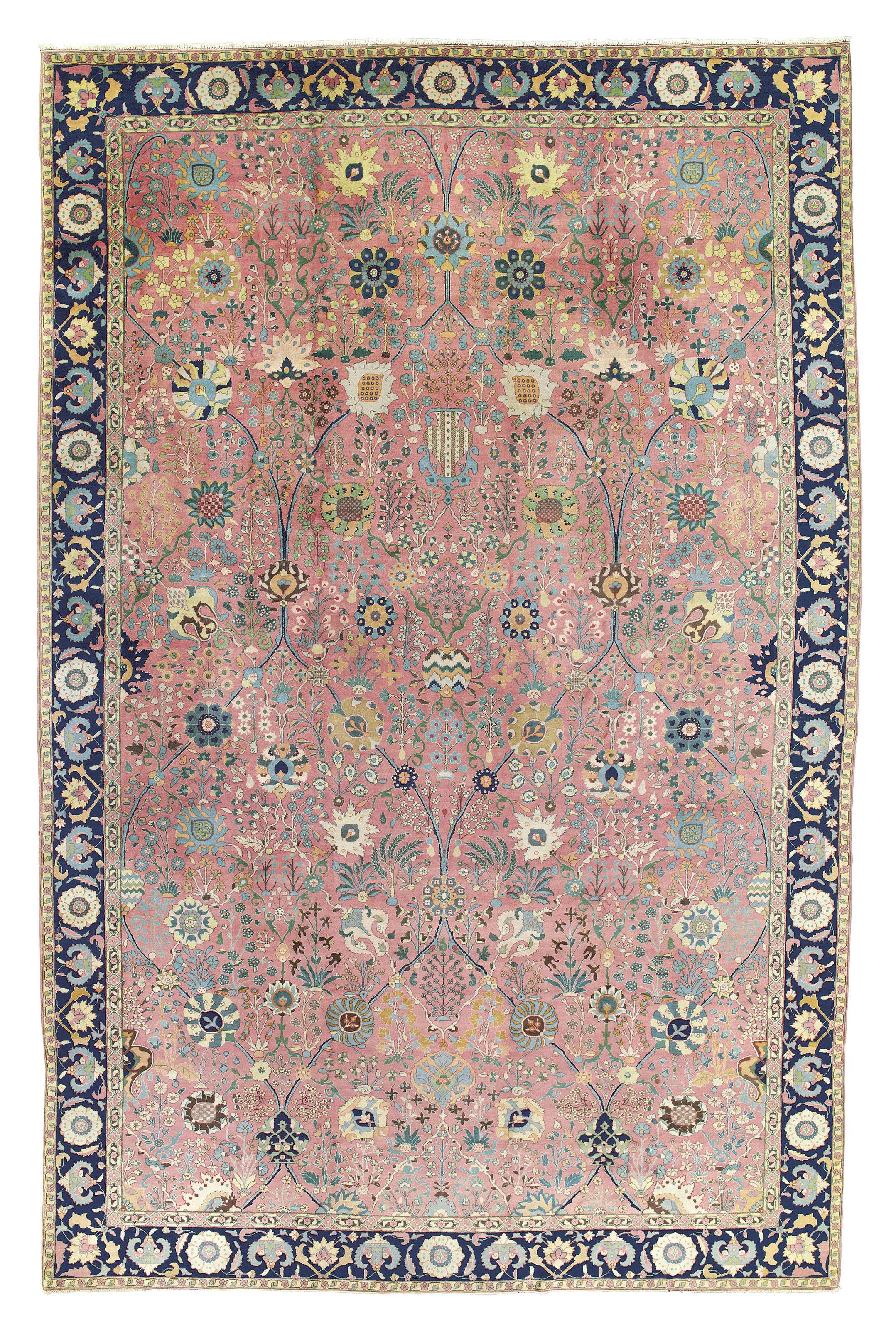 A &lsquo;Petag&rsquo; Tabriz carpet, northwest Persia, circa 1930. 18 ft 3 in x 11 ft 10 in (557 cm x 362 cm). Sold for &pound;32,500 on 25 October 2018 at Christie&rsquo;s in London