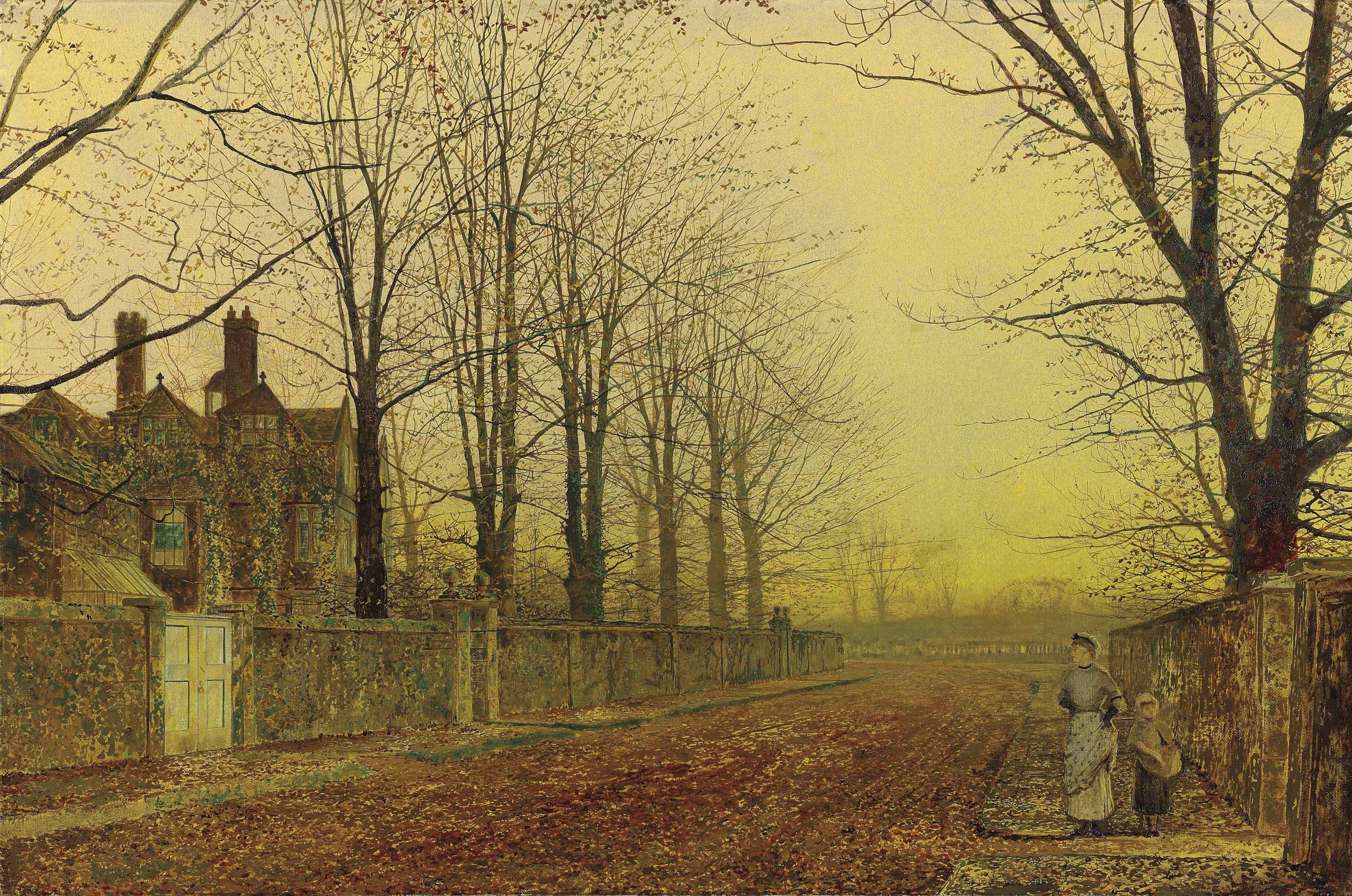 John Atkinson Grimshaw (18361893) , Autumn Glory Christie's