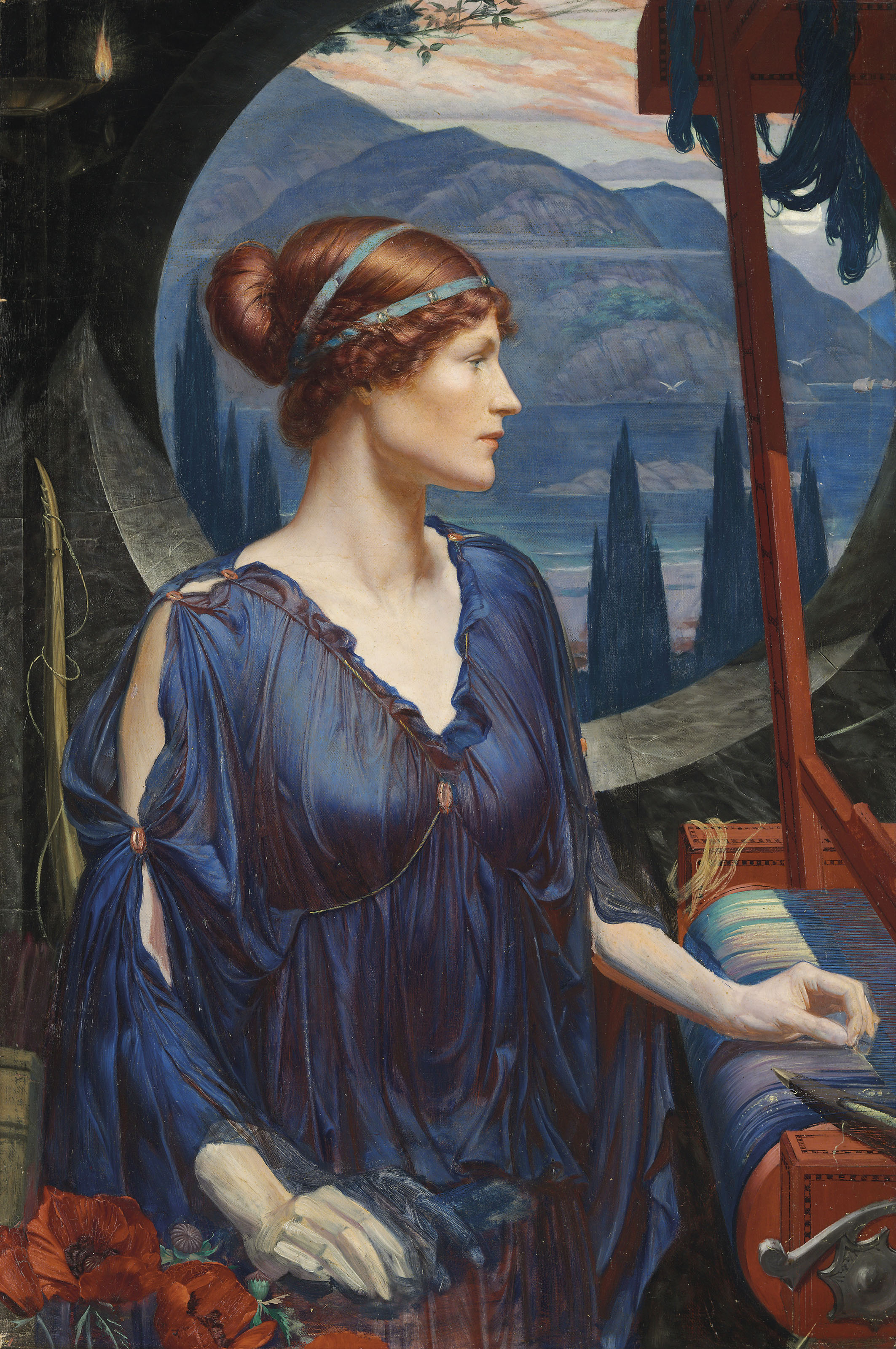 Attributed To Sidney Harold Meteyard 1868 1947 Penelope At Her